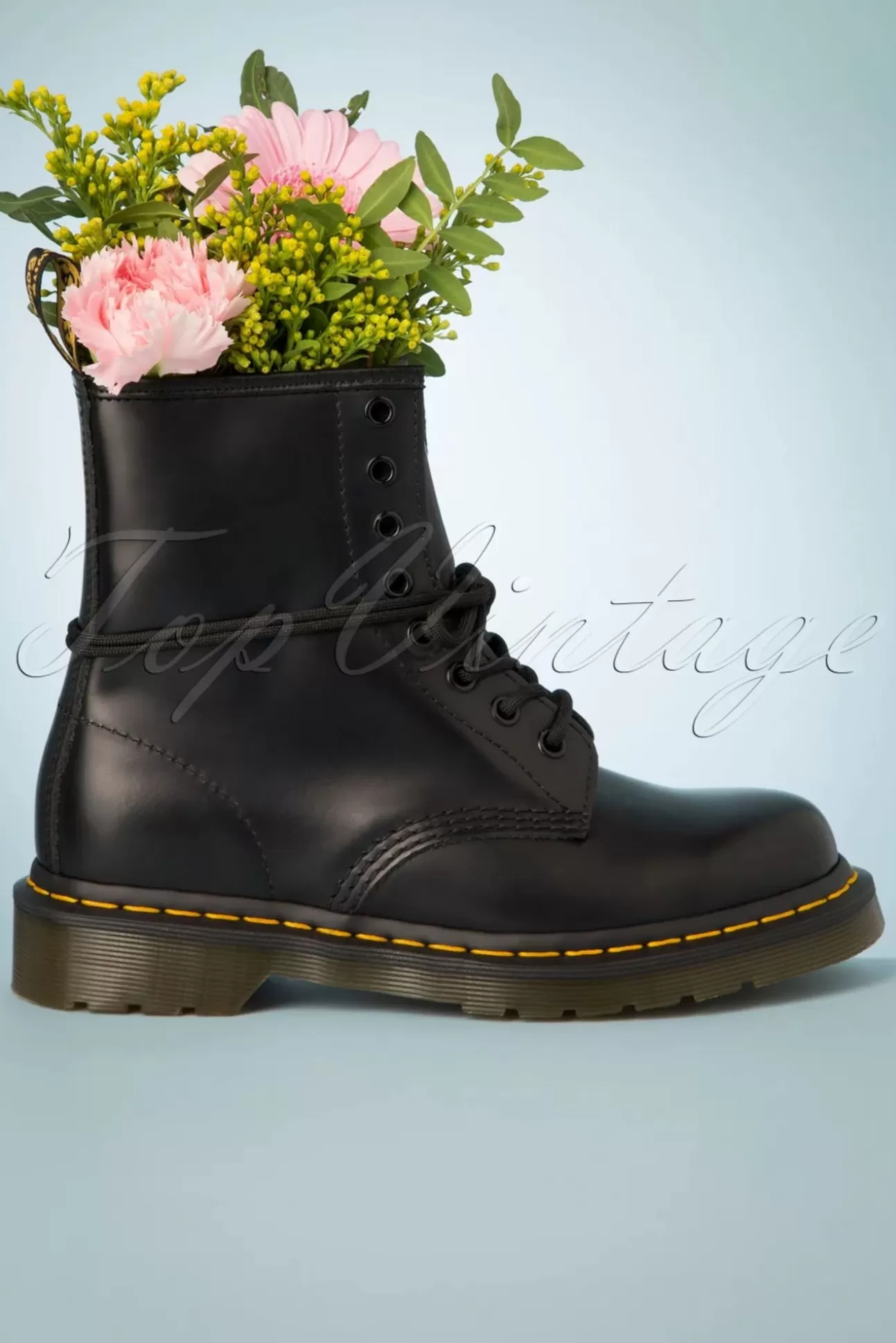 Booties & Laarzen | Dr. Martens 1460 Smooth Enkellaarzen In Zwart