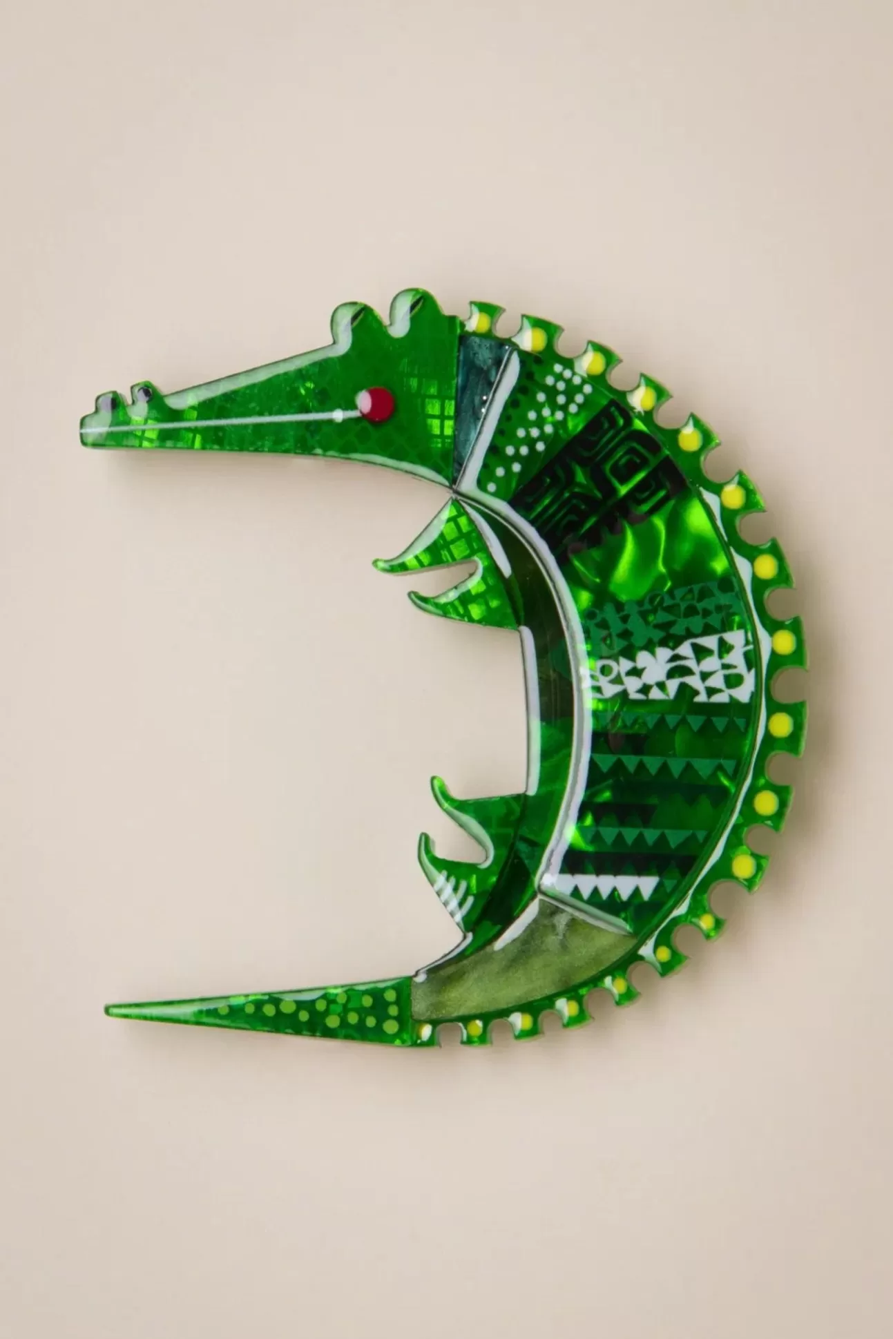 Sieraden | Erstwilder A Crocodile Named Growl Broche