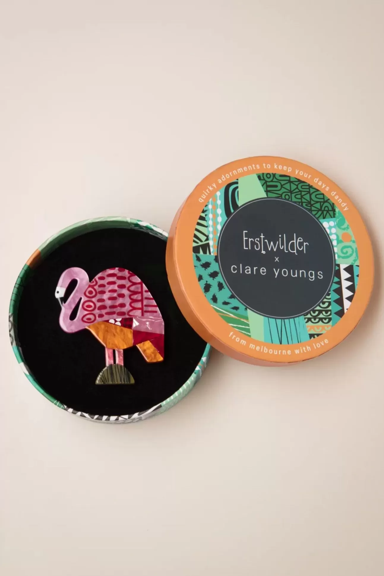 Sieraden | Erstwilder A Flamingo Named Honk Broche