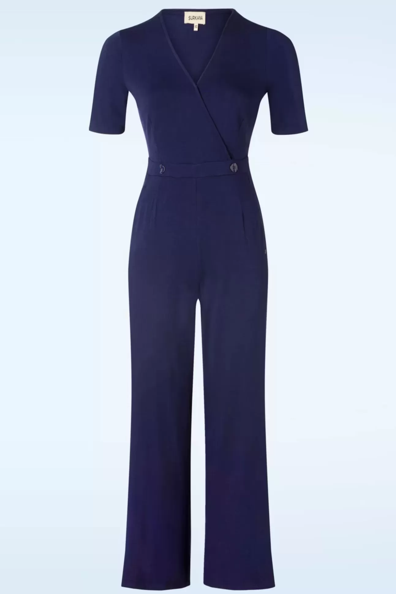 Playsuits & Jumpsuits | Surkana Abigail Crossover Jumpsuit In Marineblauw