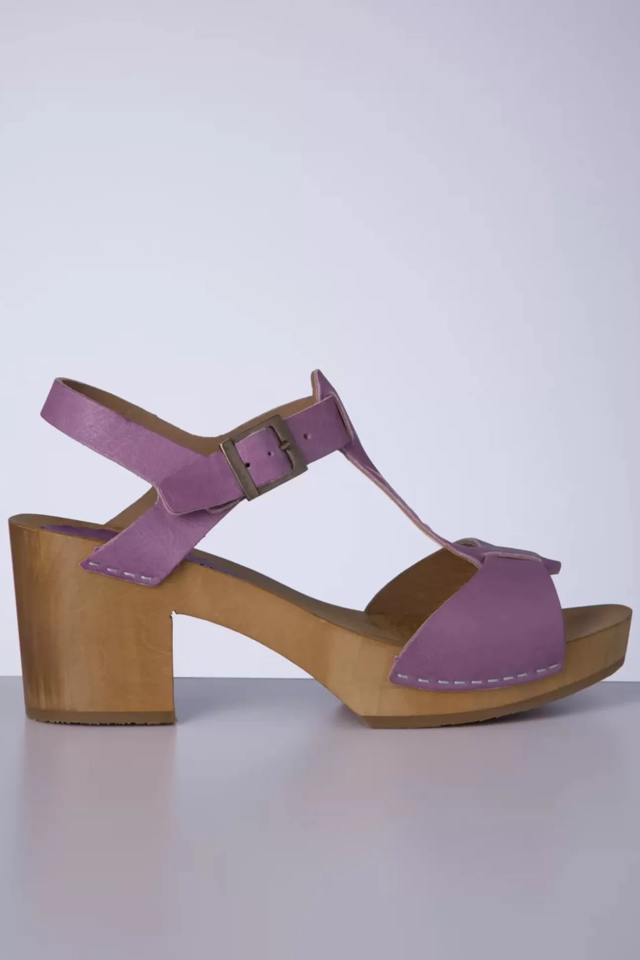 Sandalen | Gru00fcnbein Amy Clogs In Lila