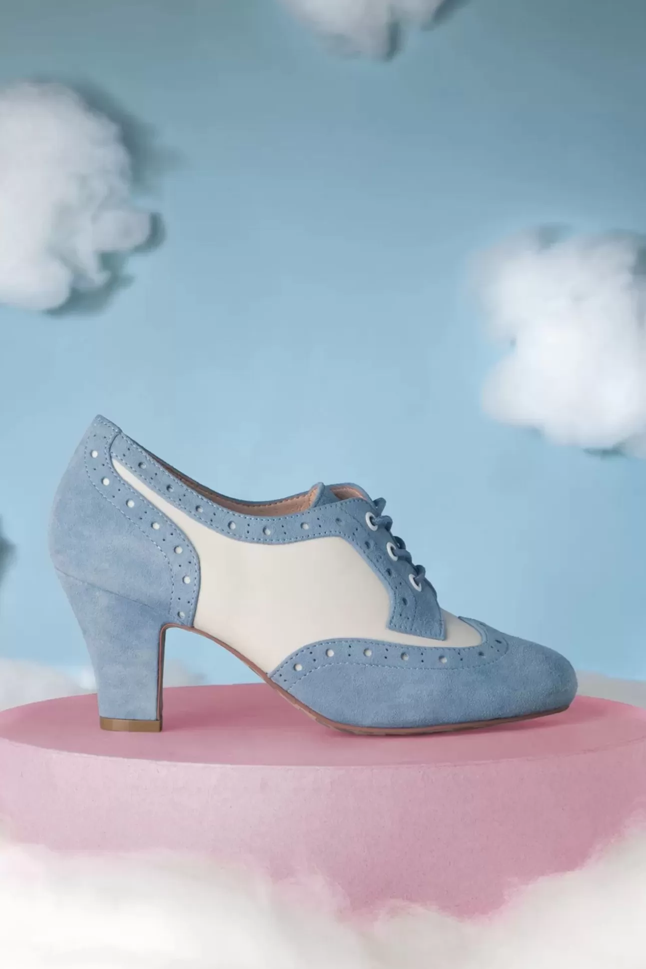 Booties & Laarzen | Lola Ramona u2665 Topvintage Ava Adore Shoe Booties In Faded Blauw