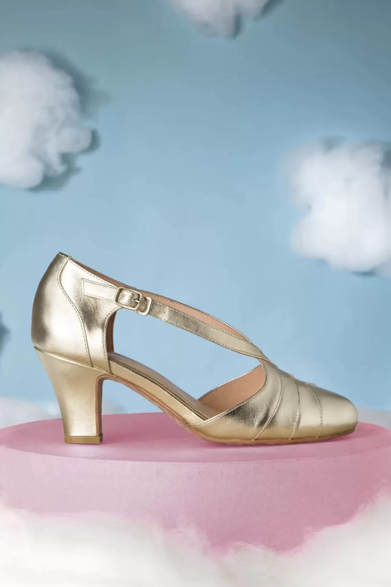 Pumps | Lola Ramona u2665 Topvintage Ava Forever And Always Pumps In Pale Goud