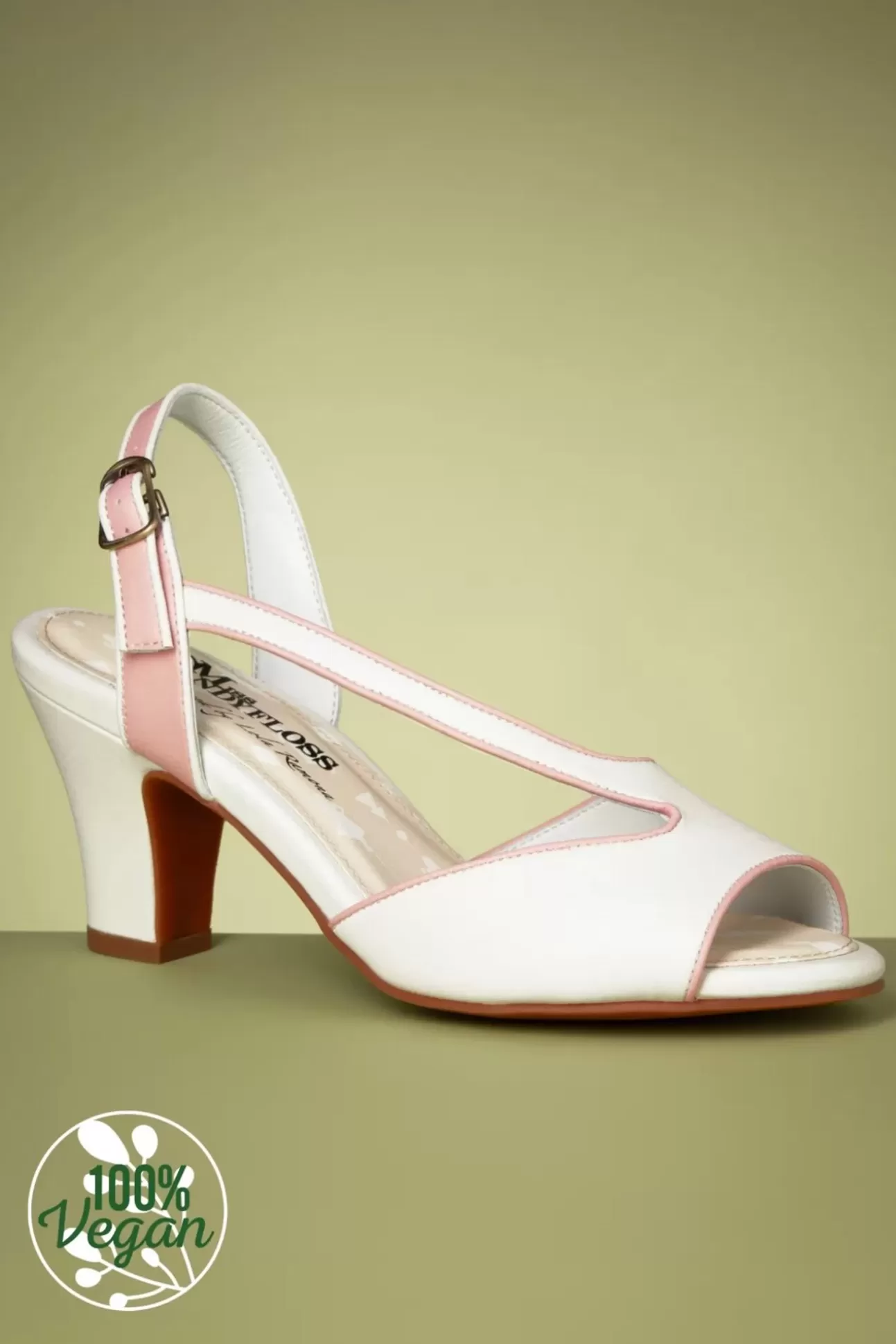 Sandalen | Miss Candyfloss Ava Lilibeth Sandalen In Whisper White En Pearl Blush