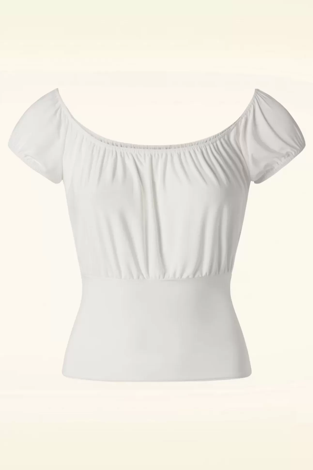 Tops | Vintage Chic for Topvintage Belinda Off-Shoulder Top In Wit