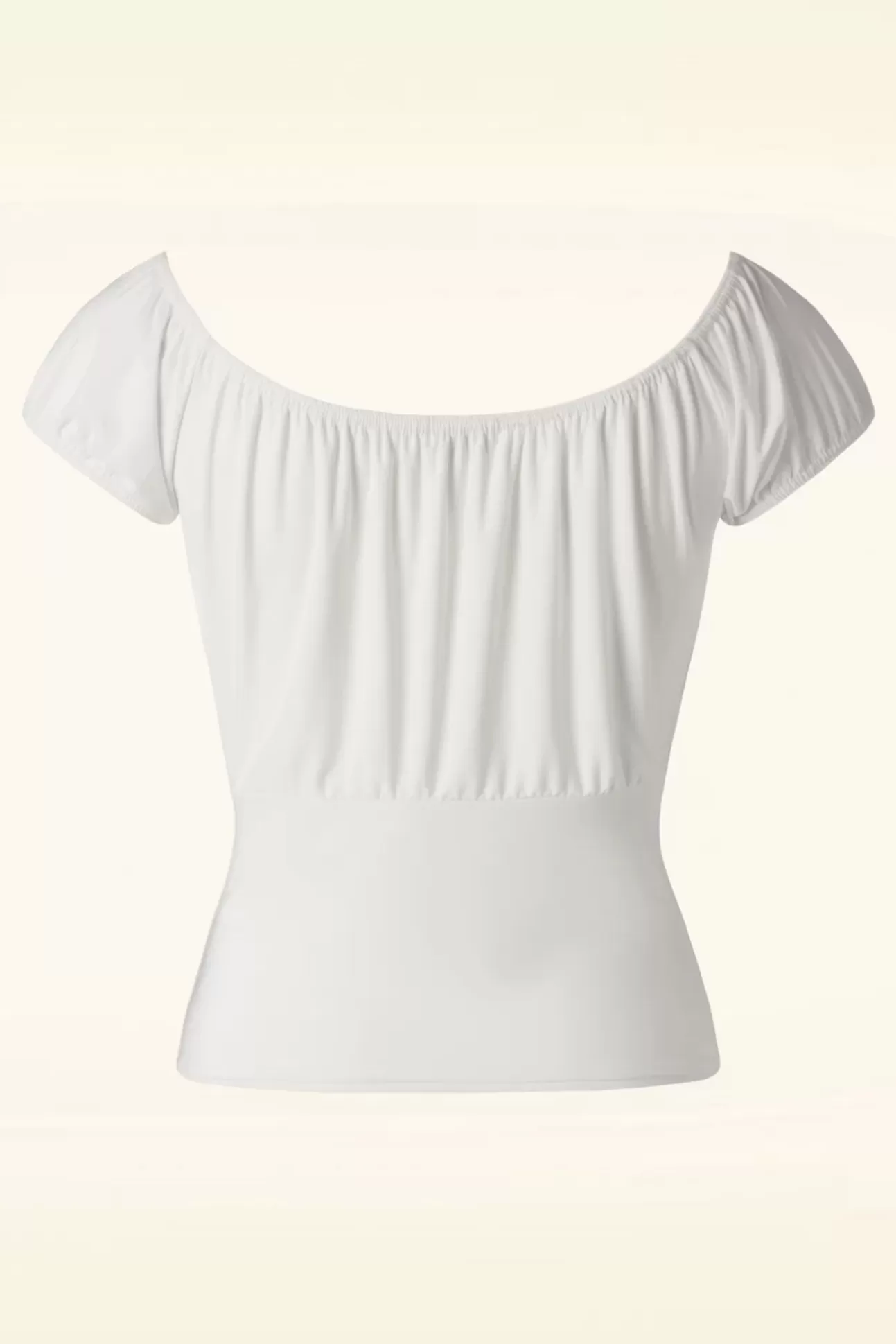 Tops | Vintage Chic for Topvintage Belinda Off-Shoulder Top In Wit