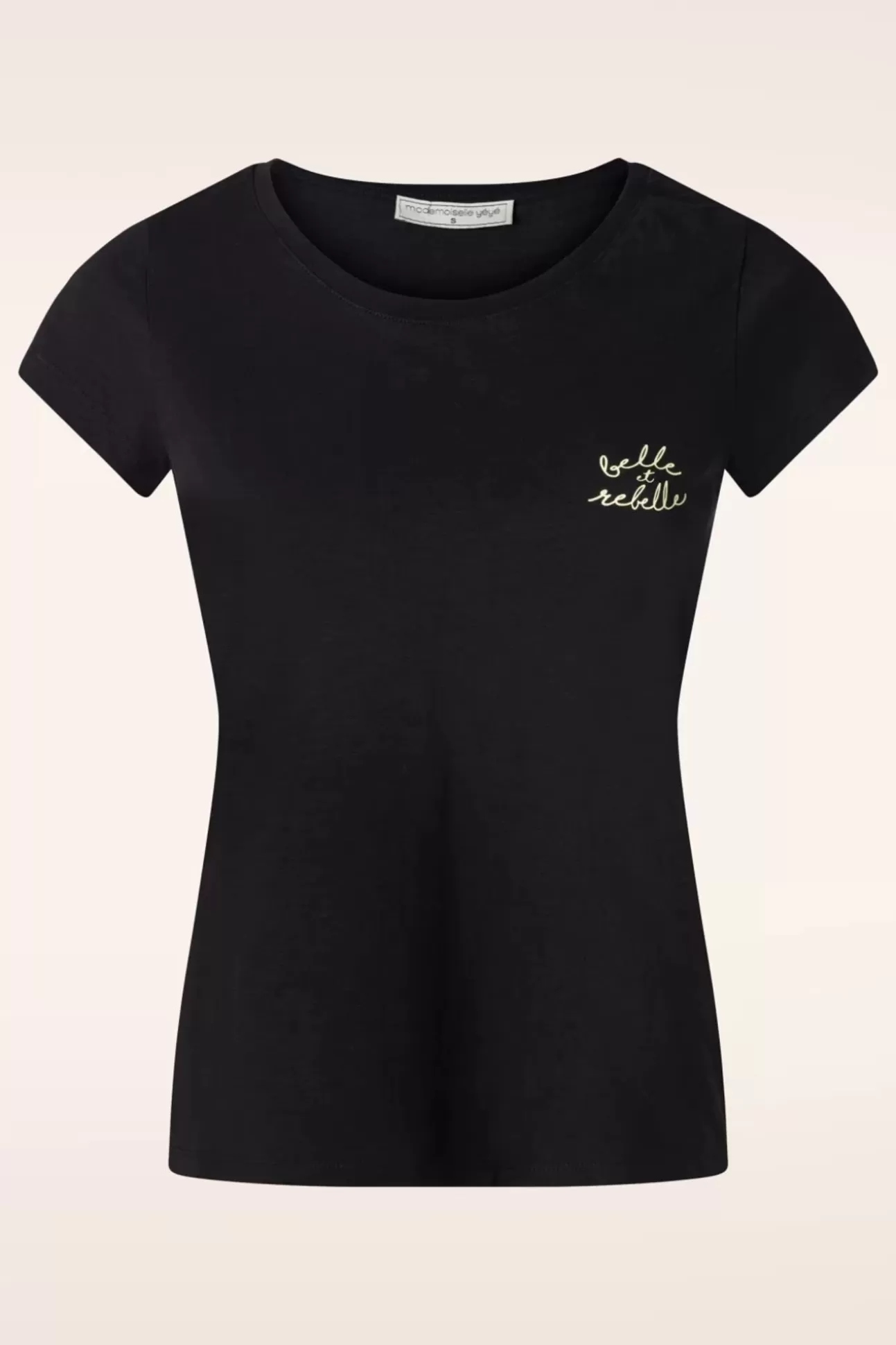 T-Shirts | Mademoiselle Yu00e9Yu00e9 Belle Et Rebelle T-Shirt In Zwart