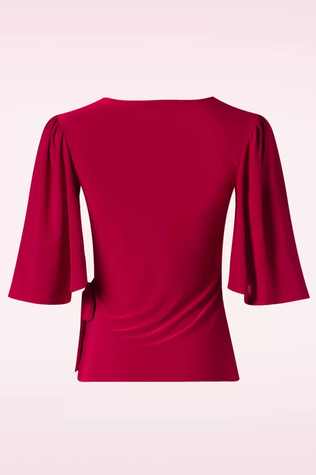 Truitjes | Vintage Chic for Topvintage Belle Slinky Top In Rood