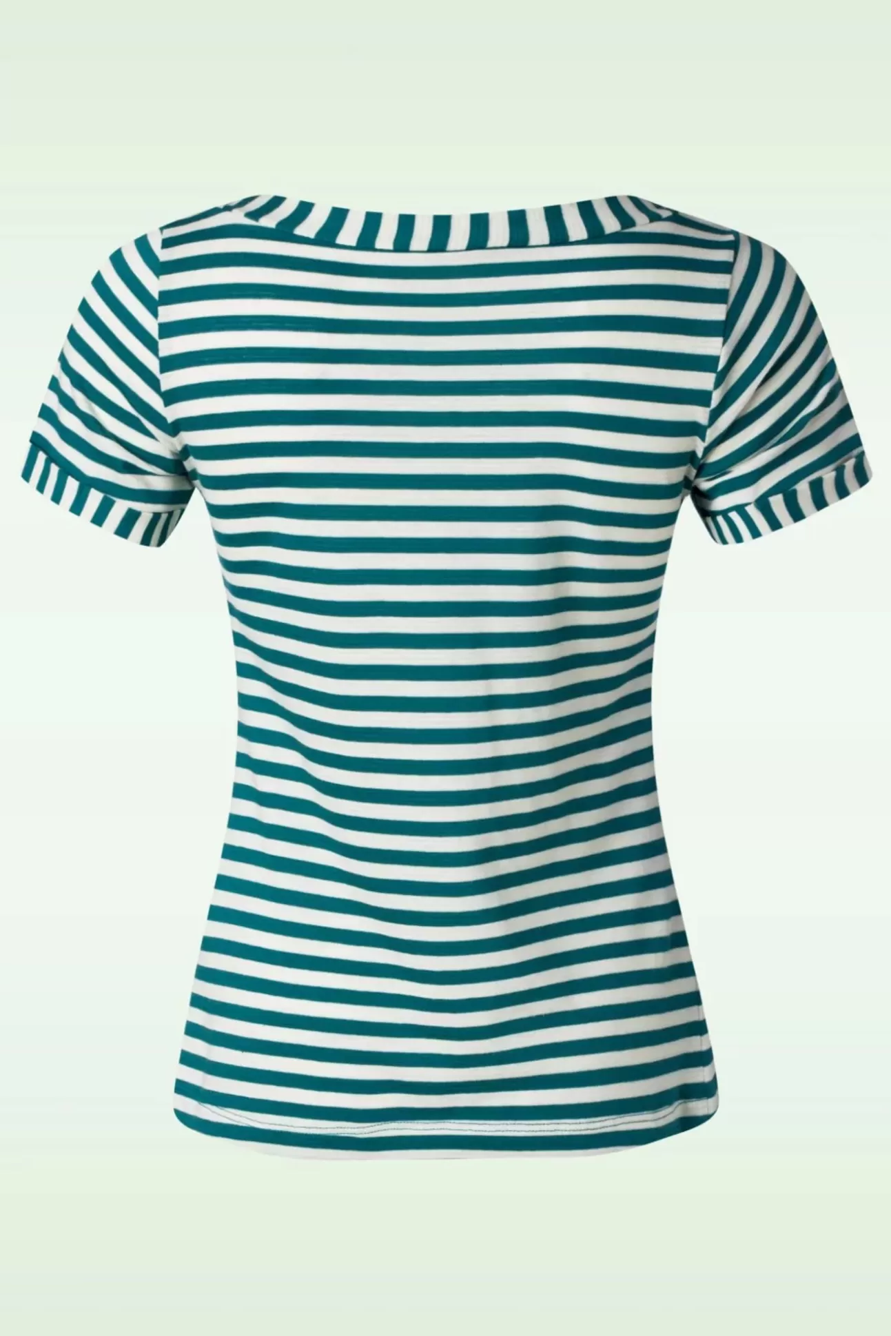 T-Shirts | King Louie Boatneck Top Chopito Stripe In Ponderosa Groen