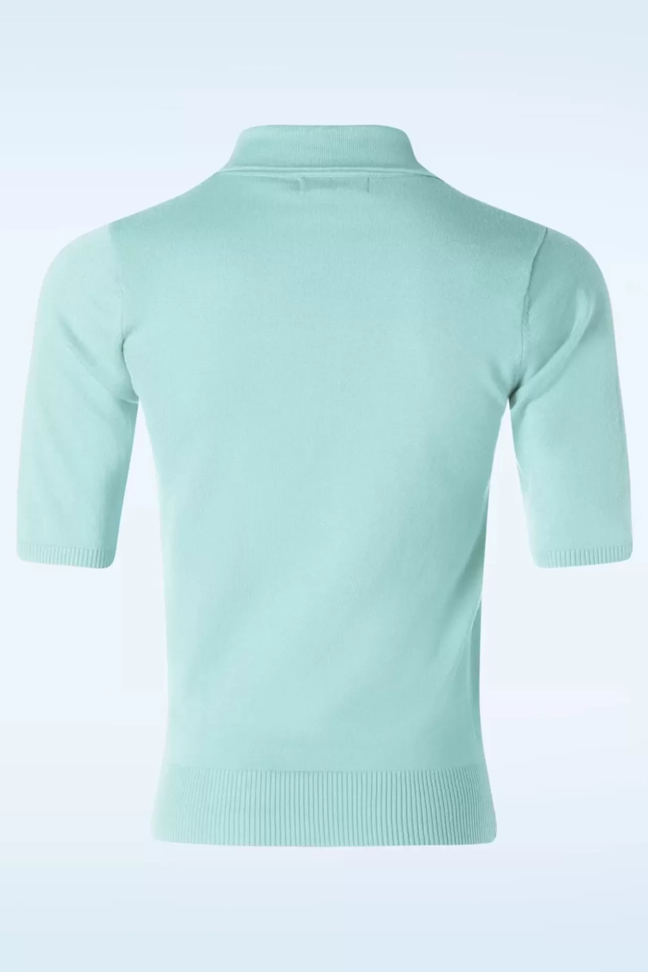 Truitjes | Banned Retro Bow Delight Jumper In Pastel Blauw