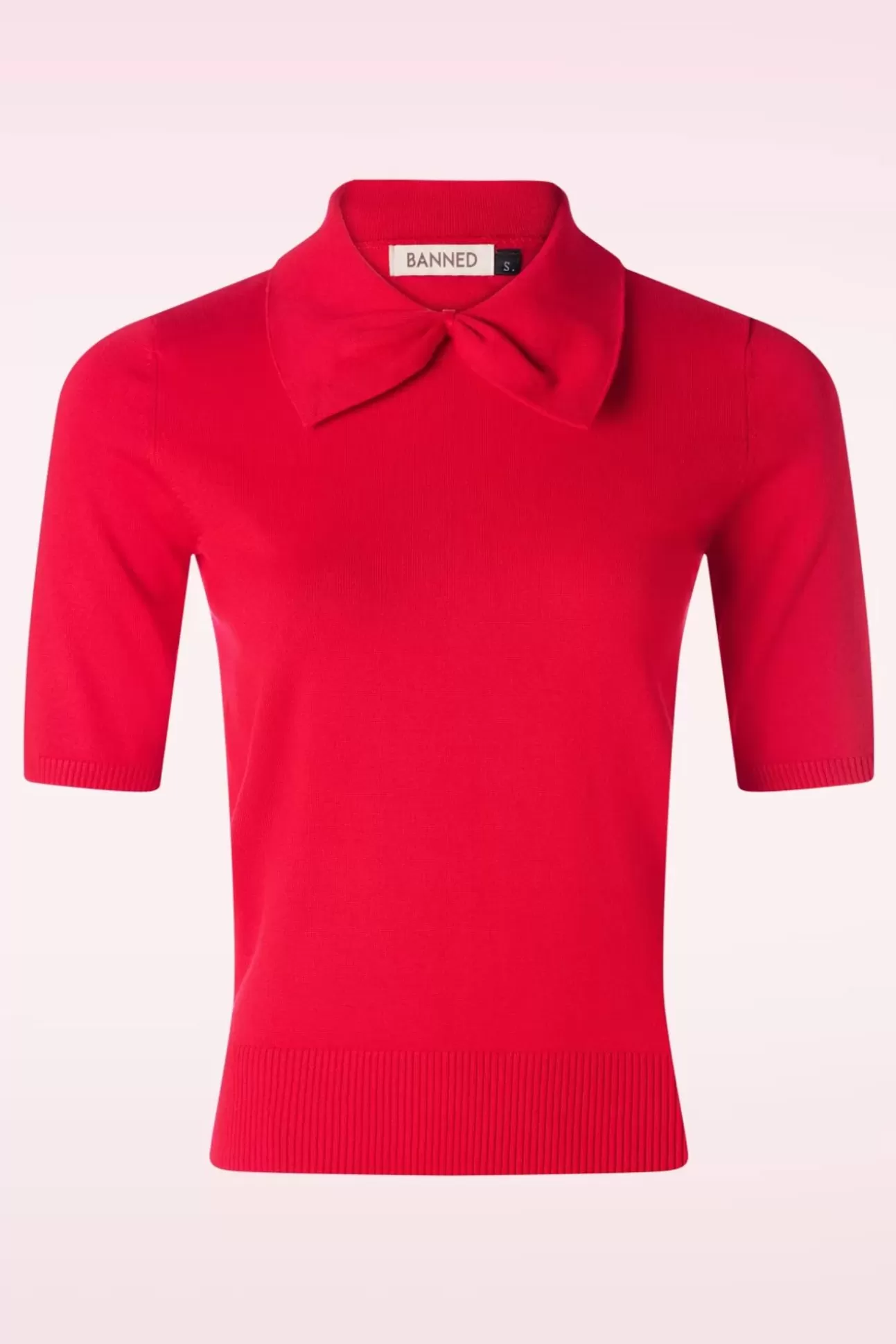 Truitjes | Banned Retro Bow Delight Jumper In Rood