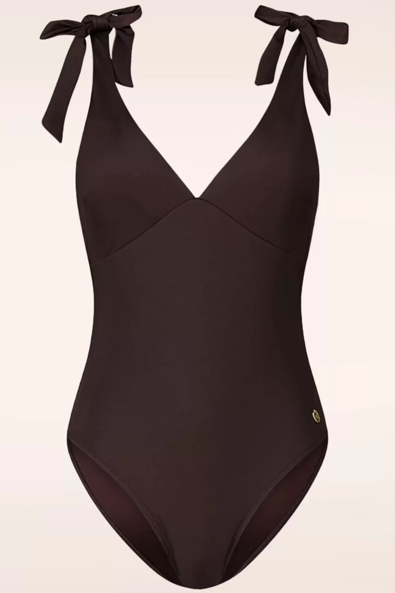 Badpakken | TC Beach Bow Rib Badpak In Chocolade