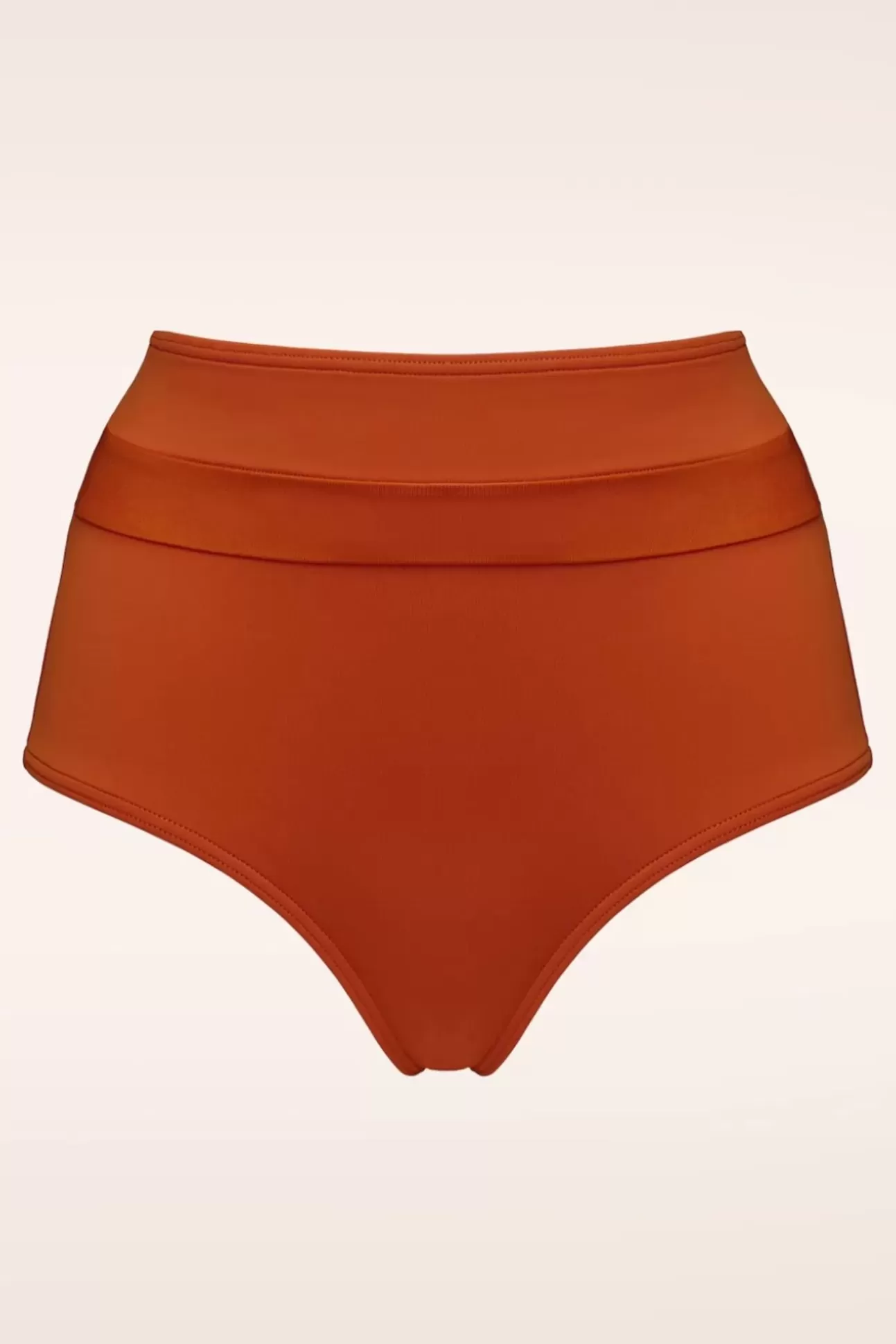 Bikini'S | Marlies Dekkers Cache Coeur High Waist Bikini Broekje In Roest Oranje