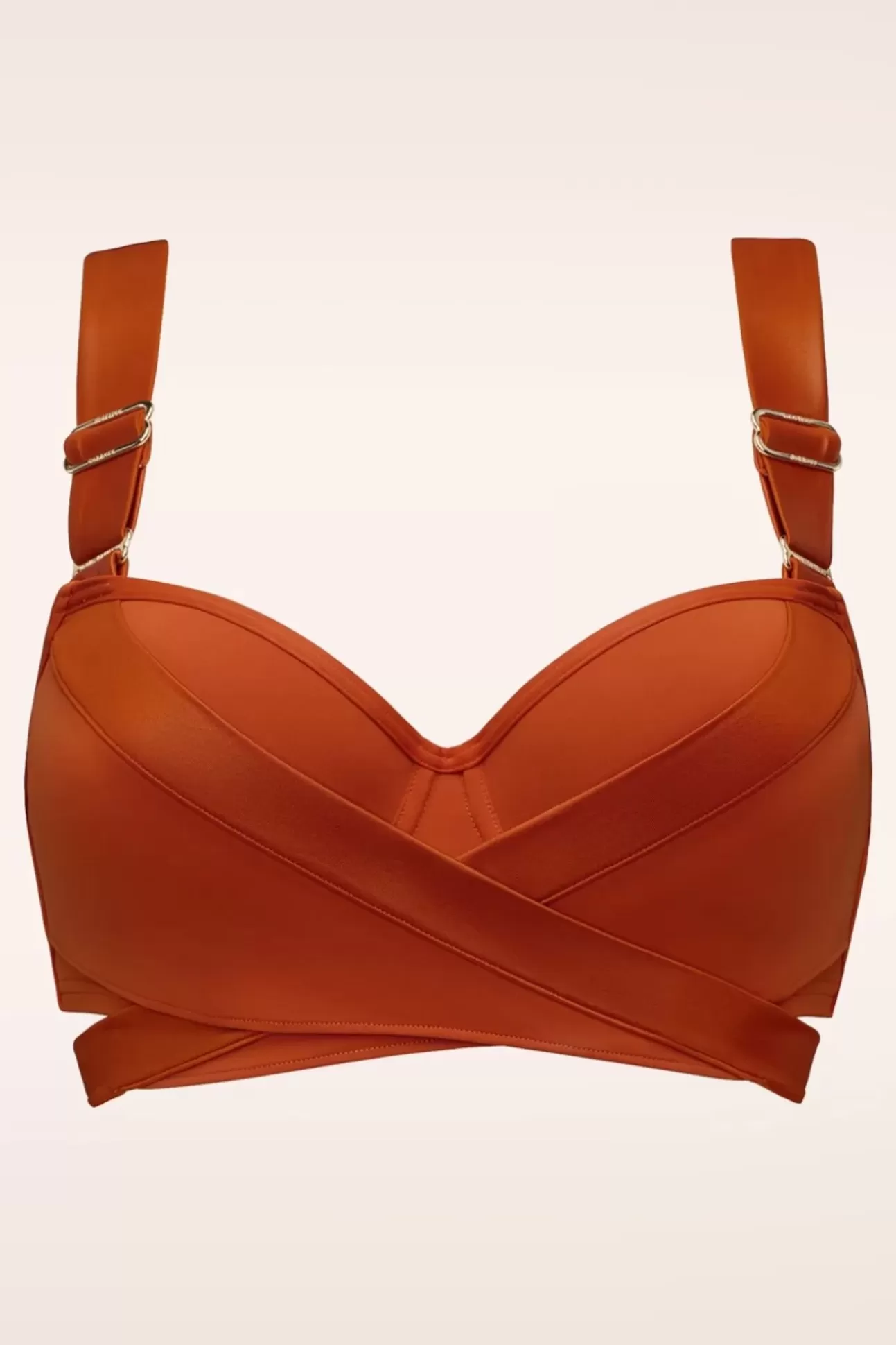 Bikini'S | Marlies Dekkers Cache Coeur Push Up Bikini Top In Roest Oranje