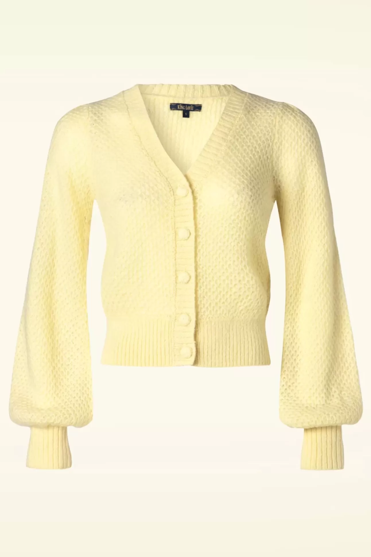 Vestjes | King Louie Cardi V Farfalle In Custard Geel