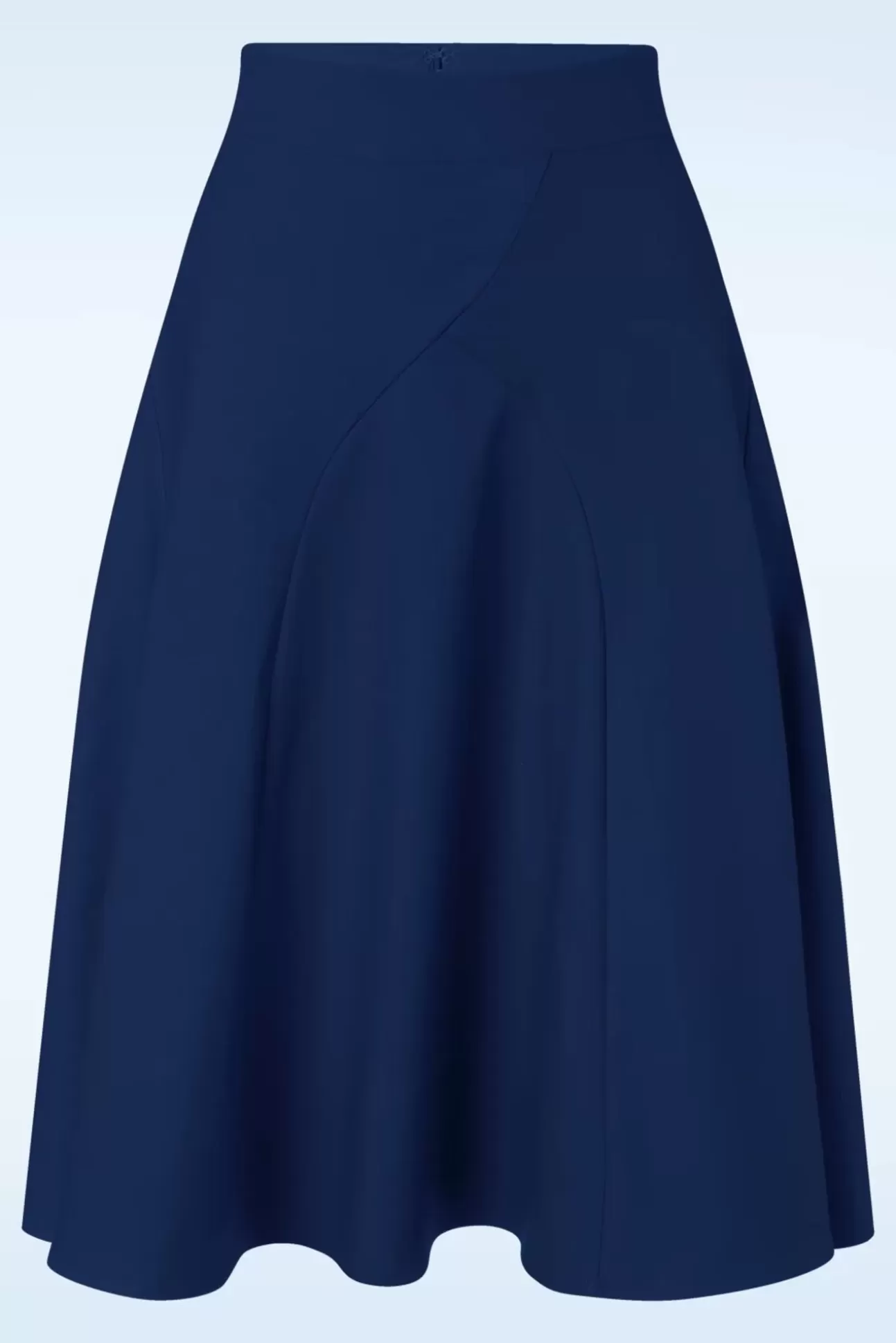 Rokken | Banned Retro Carol Classic Panel Rok In Marineblauw