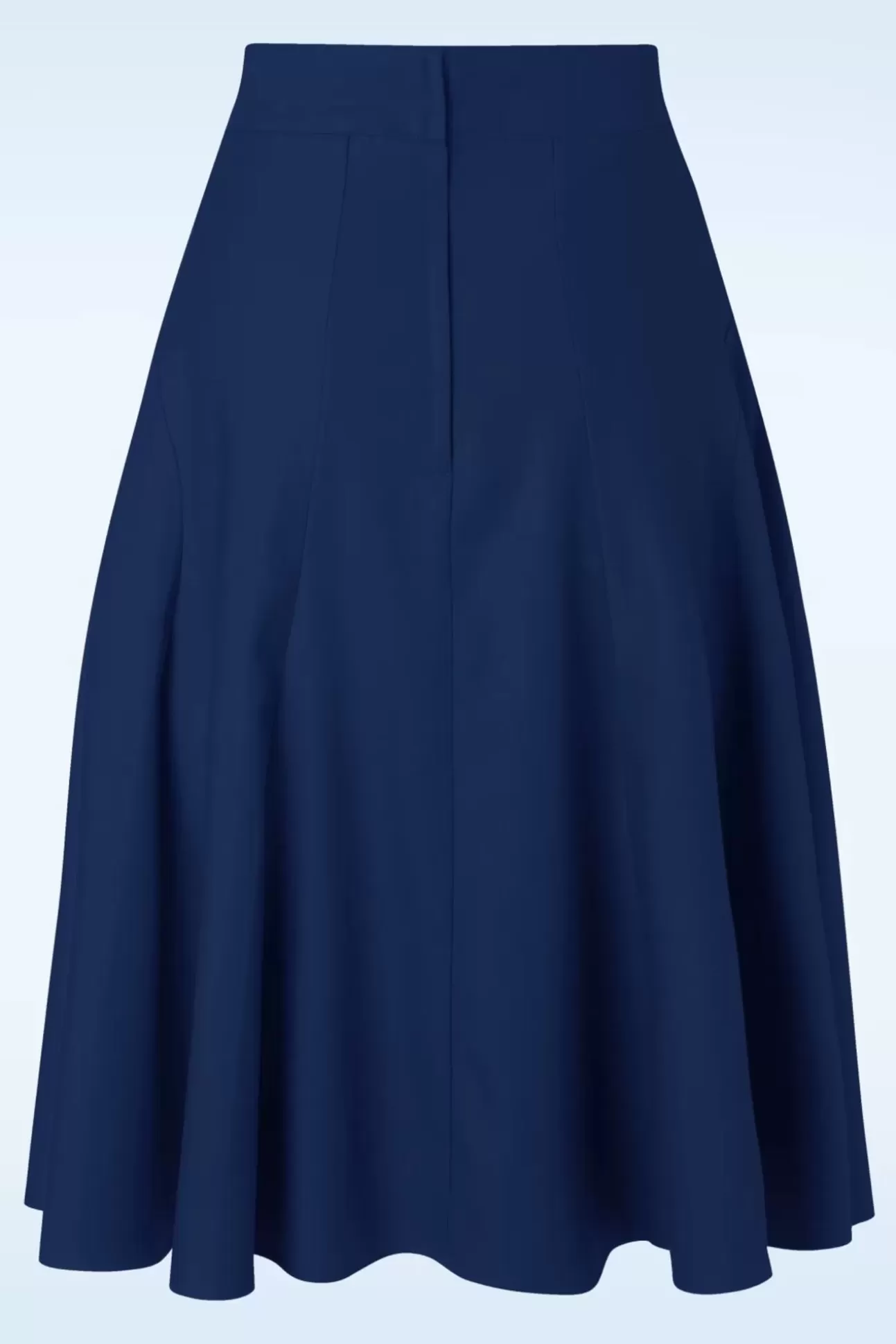 Rokken | Banned Retro Carol Classic Panel Rok In Marineblauw