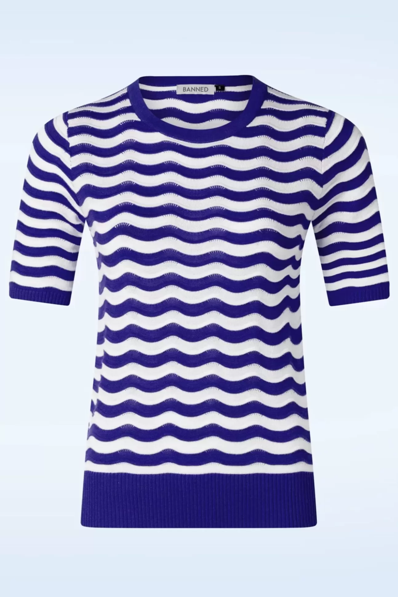 Truitjes | Banned Retro Catching Waves Jumper In Blauw