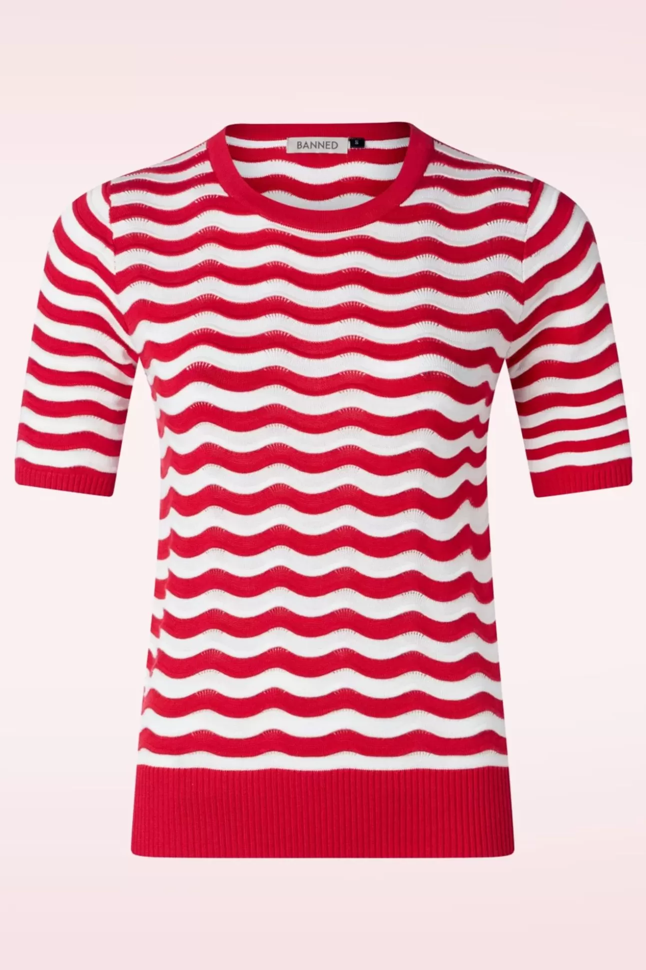 Truitjes | Banned Retro Catching Waves Jumper In Rood