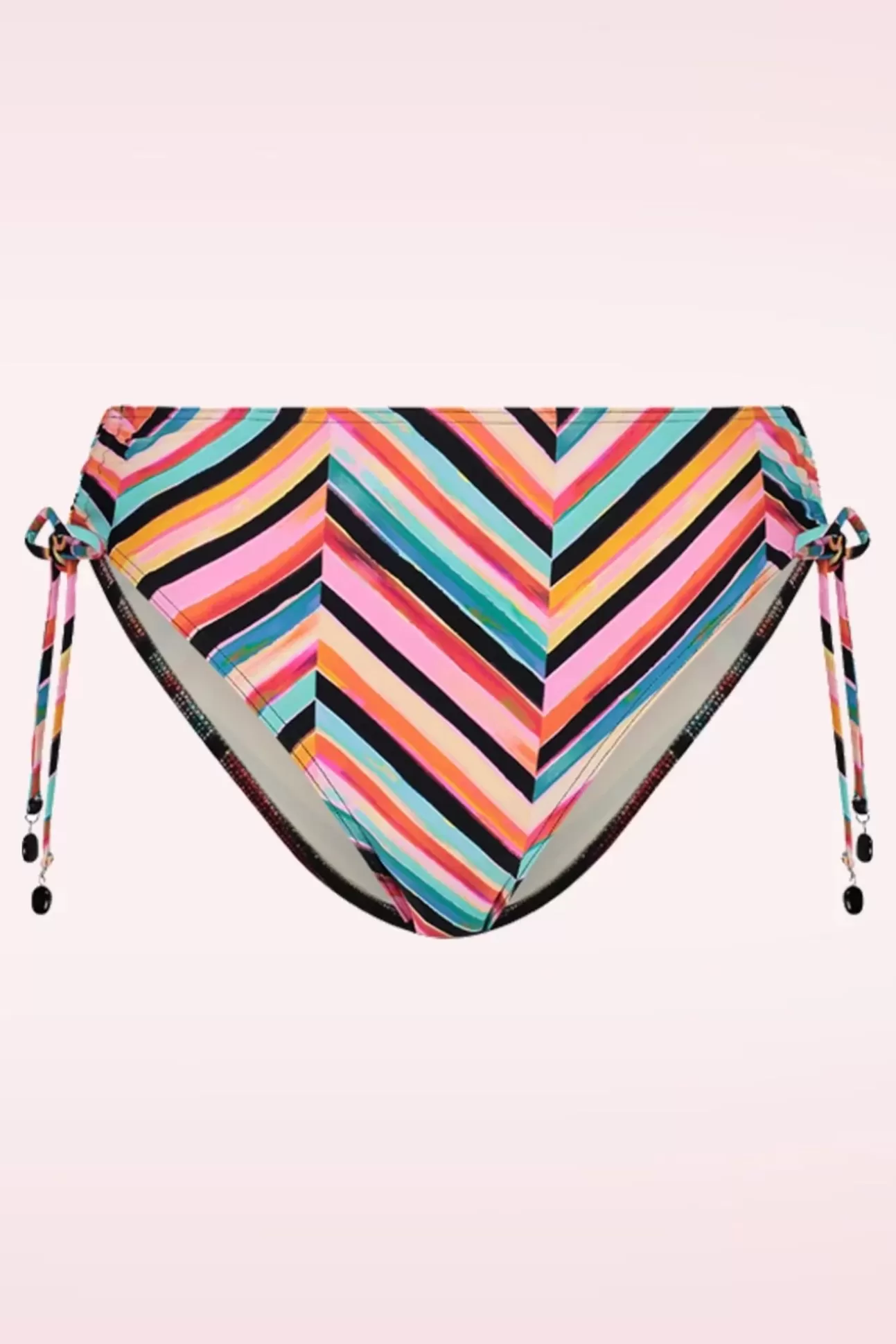 Bikini'S | Cyell Chevron Chic High Waist Bikini Broekje In Multi