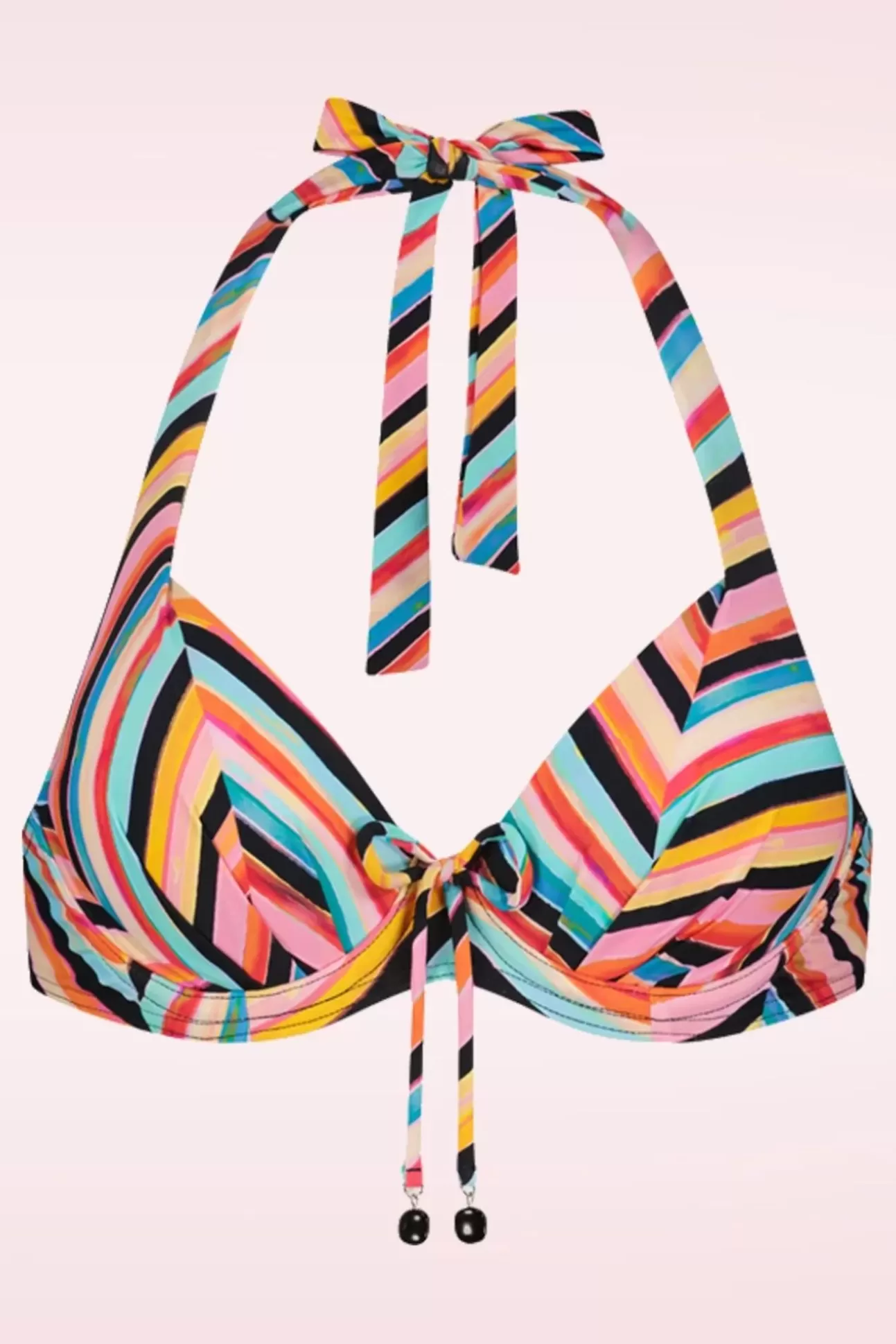 Bikini'S | Cyell Chevron Chic Padded Bikini Top In Multi