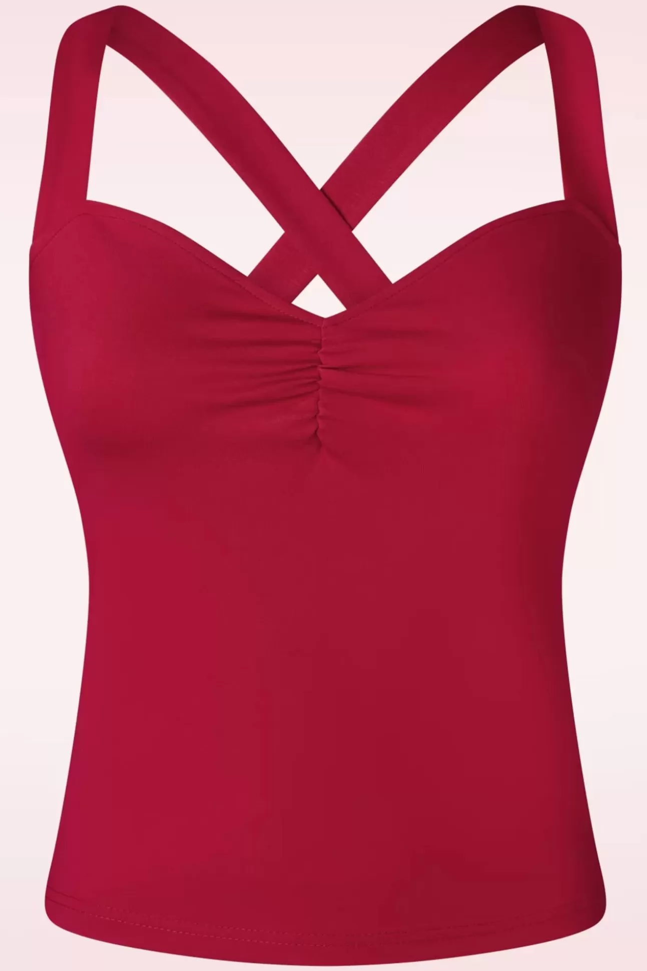 Tops | Vixen Cindy Cross Back Top In Rood