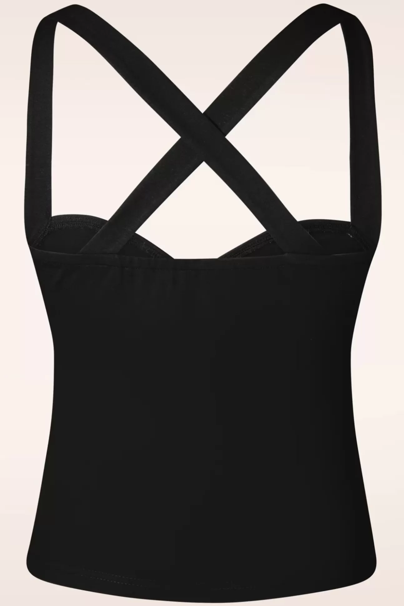 Tops | Vixen Cindy Cross Back Top In Zwart