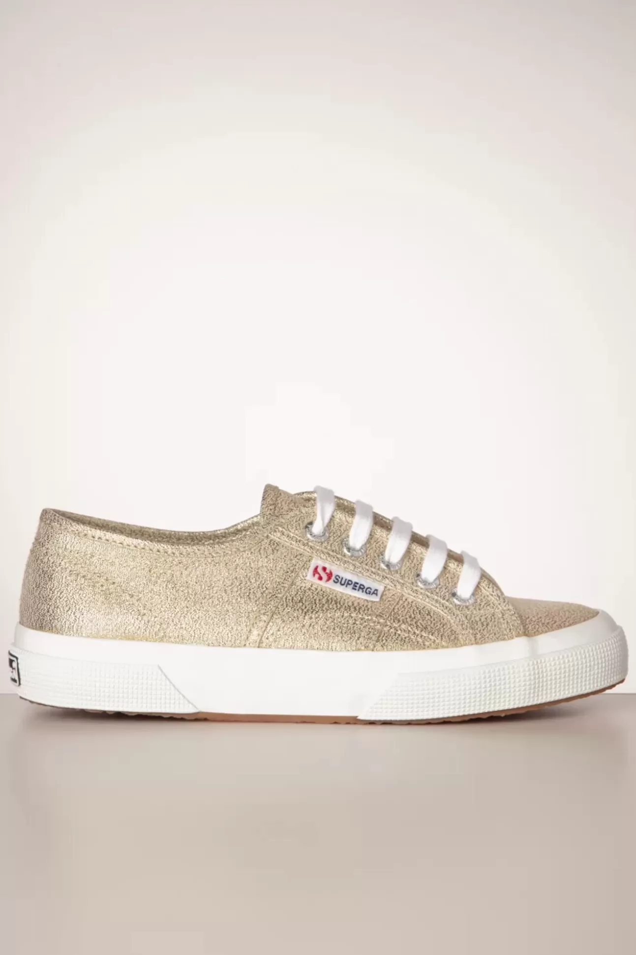 Sneakers | Superga Classic Glitter Sneakers In Goud