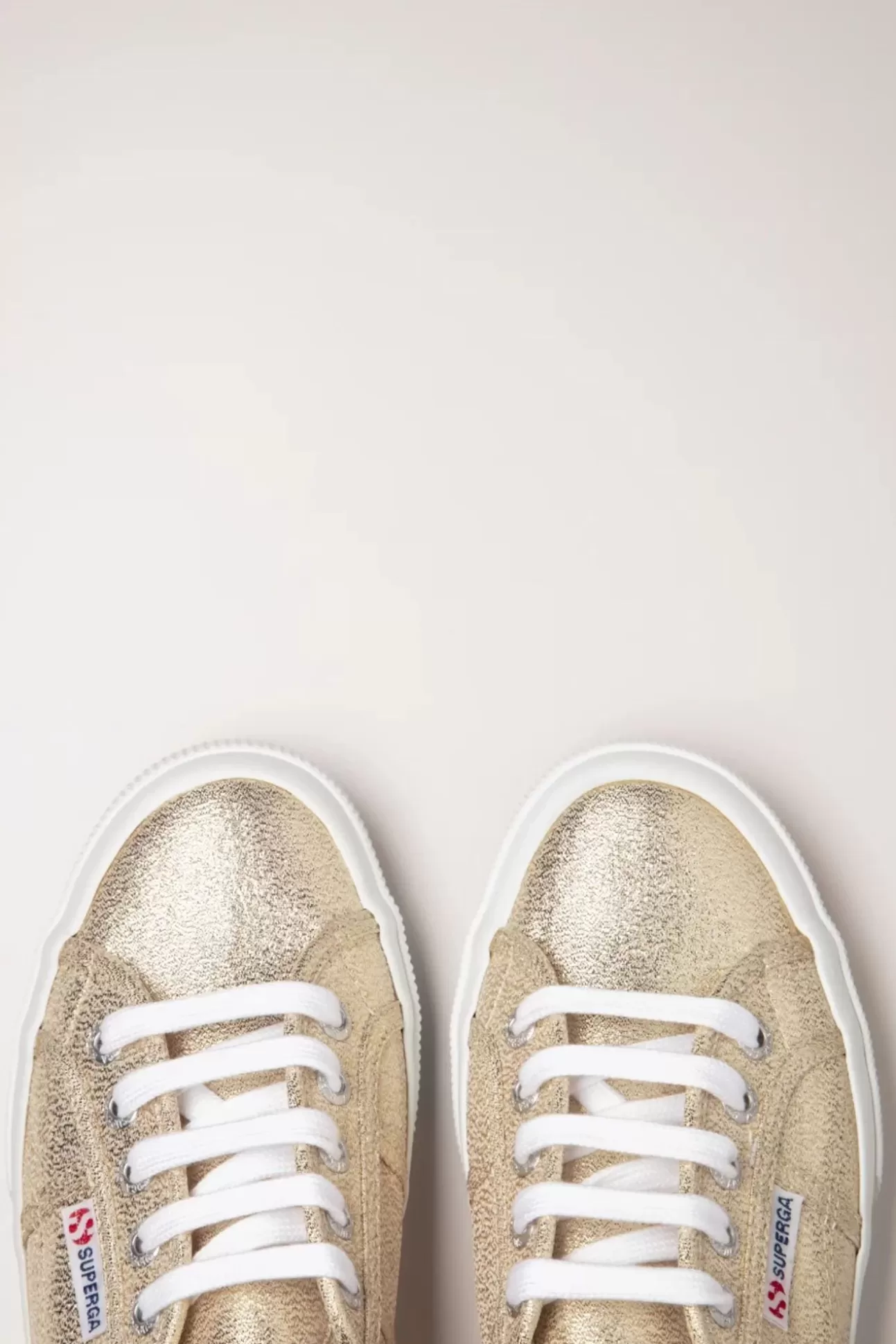 Sneakers | Superga Classic Glitter Sneakers In Goud