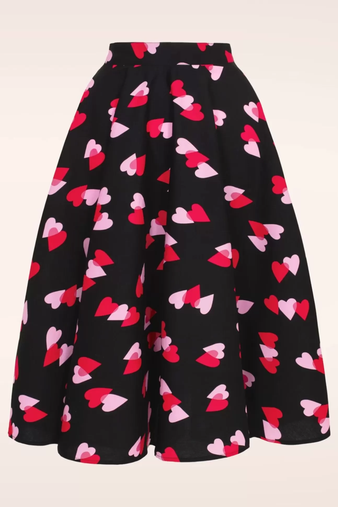 Rokken | Bunny Confetti Swing Rok In Zwart