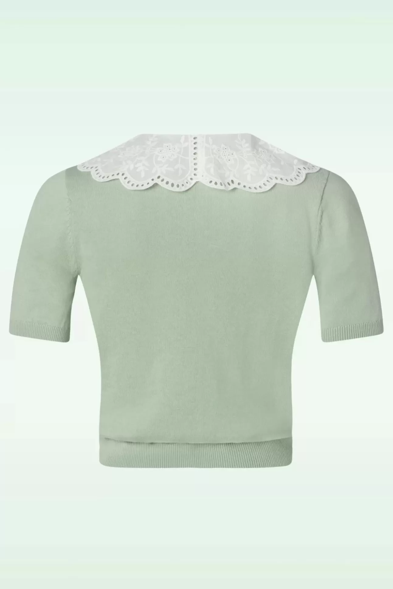 Vestjes | Banned Retro Cutie Cardigan In Seafoam Groen