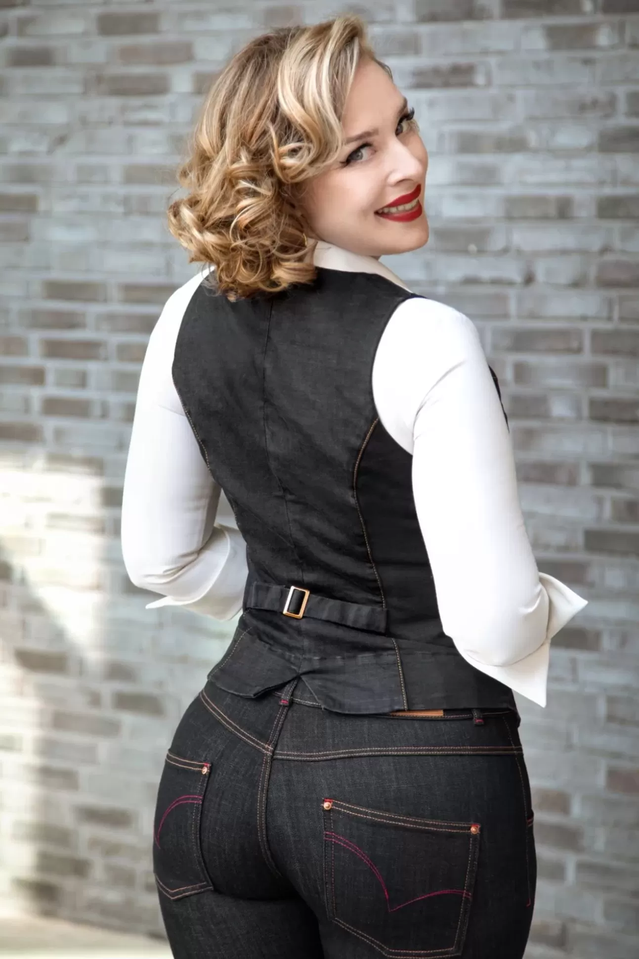 Jassen | Rock-a-Booty Dianne Gilet In Zwart