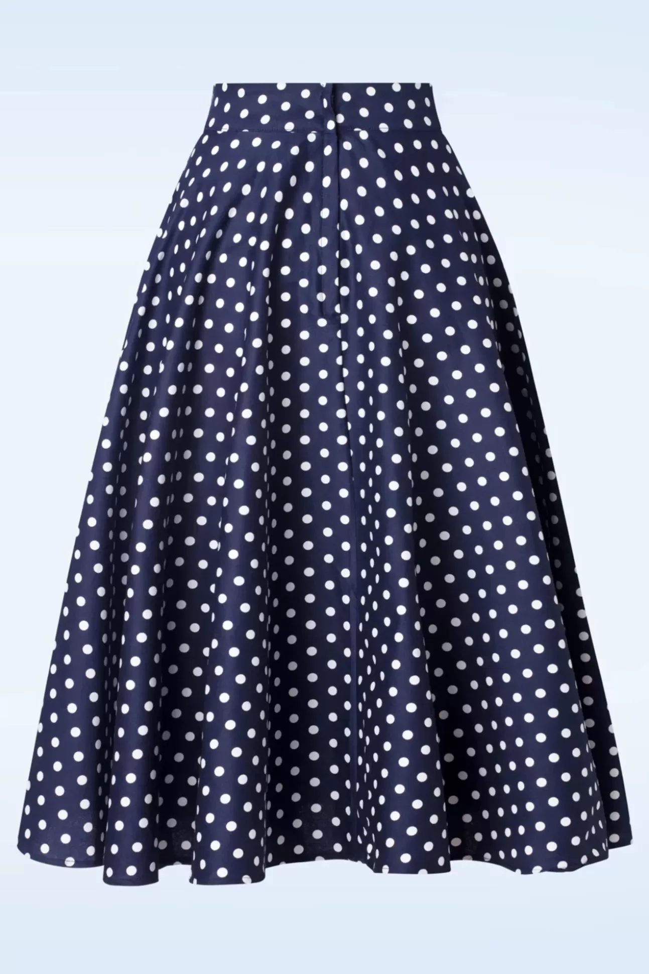 Rokken | Banned Retro Dot Days Swing Rok In Navy