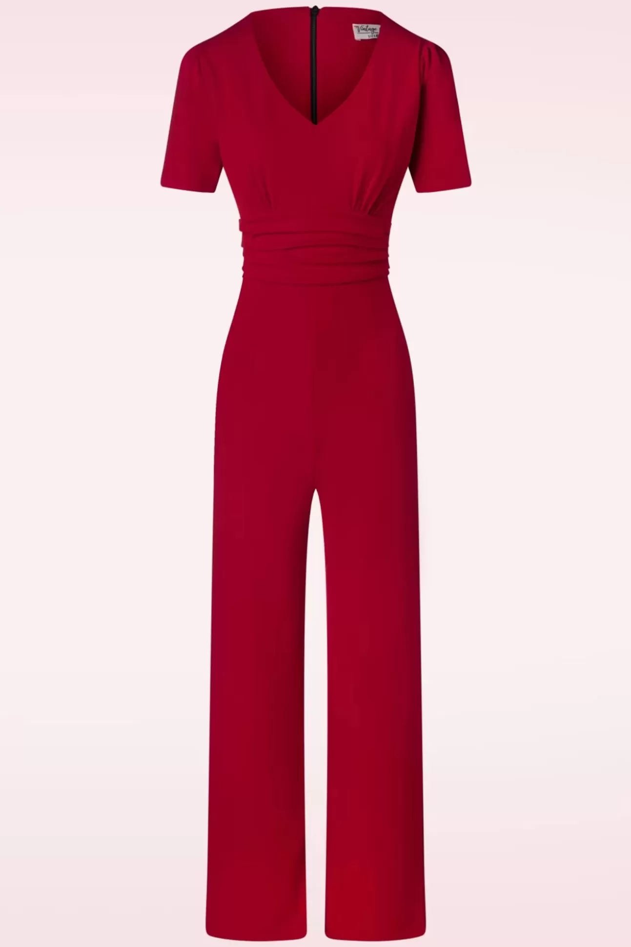 Playsuits & Jumpsuits | Vintage Chic for Topvintage Evelynn Jumpsuit In Rood