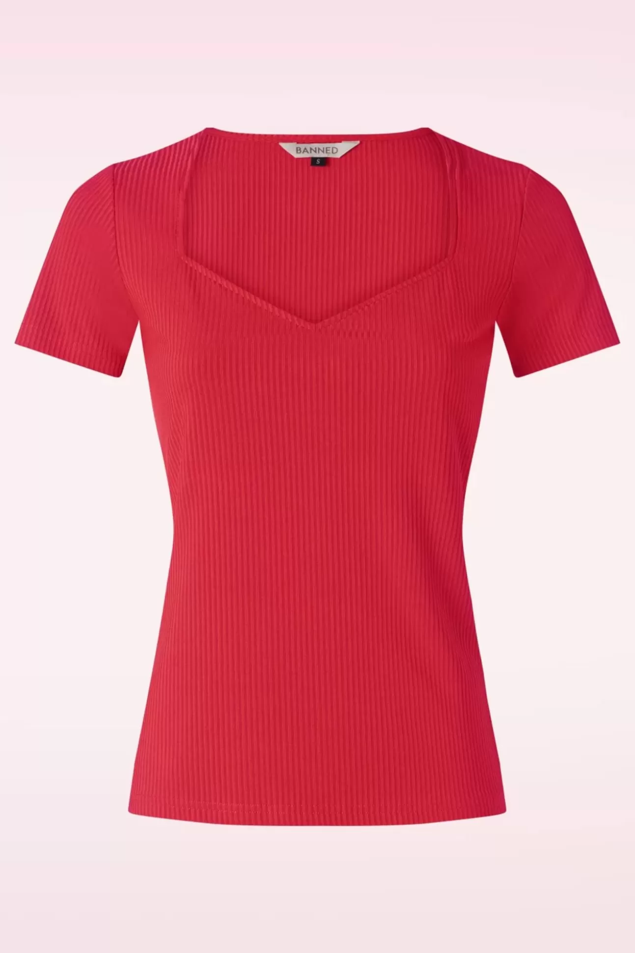 T-Shirts | Banned Retro Fara Top In Rood