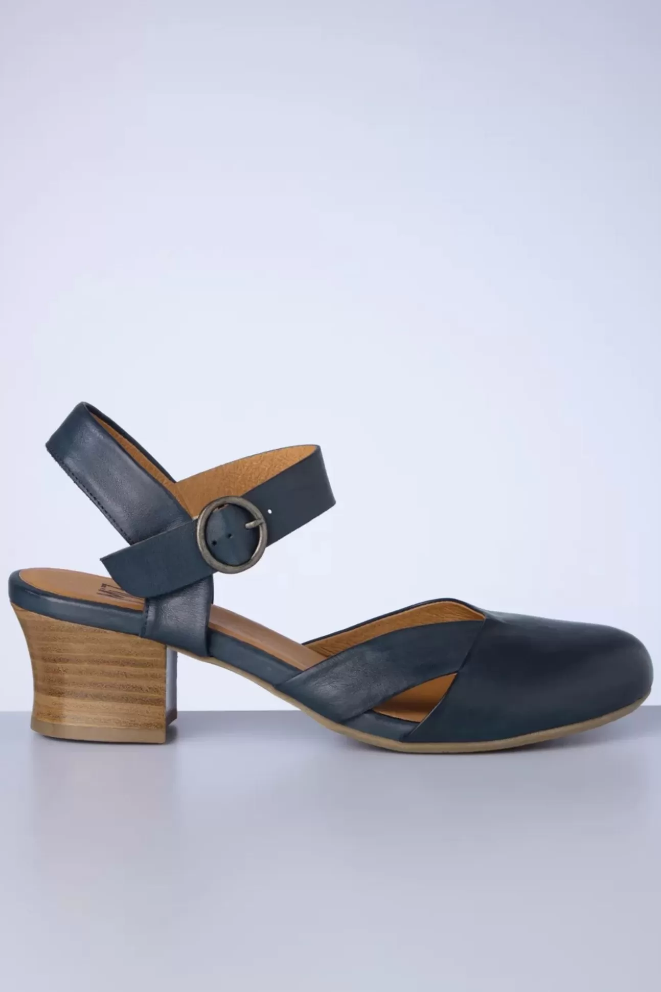 Sandalen | Miz Mooz Farah Sandaal In Denim Blauw