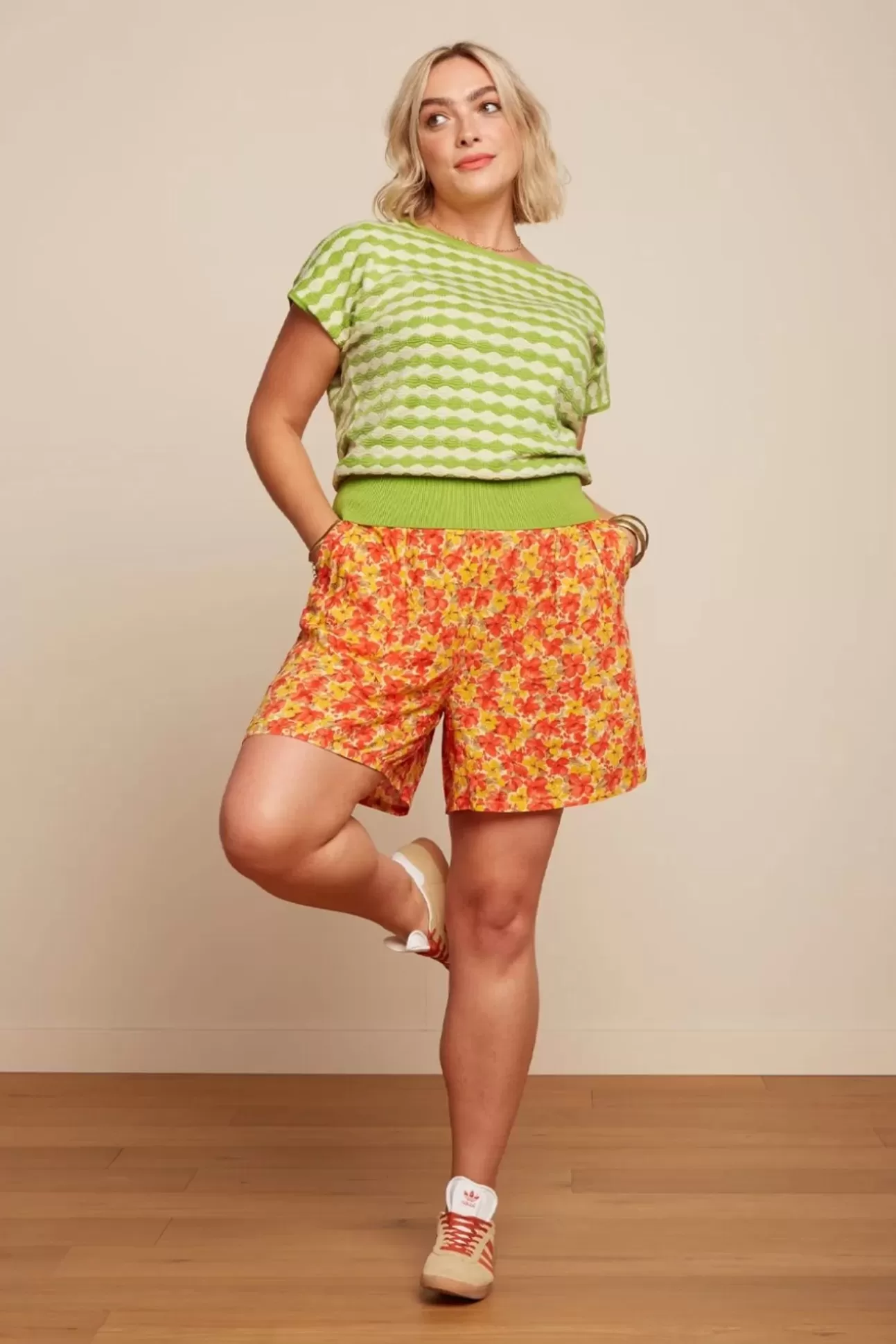 Broeken | King Louie Fintan Doree Shorts In Fiesta Rood