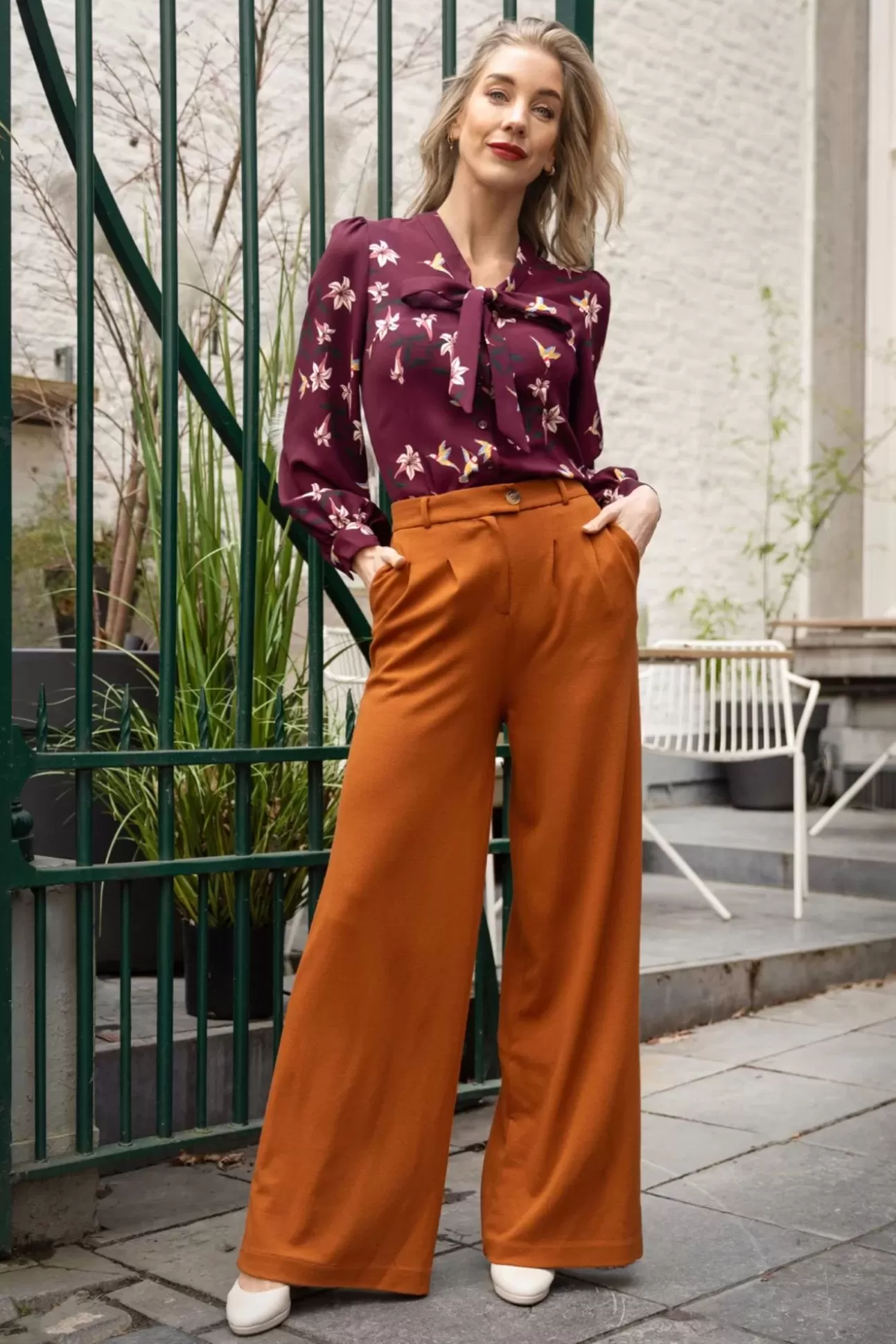 Broeken | King Louie Fintan Milano Crepe Pantalon In Karamel