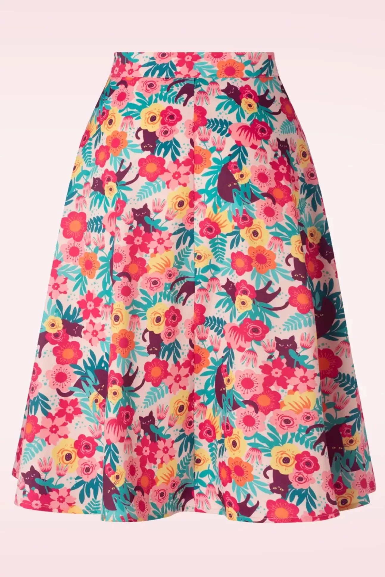 Rokken | Vixen Floral Cat Flare Rok In Multi