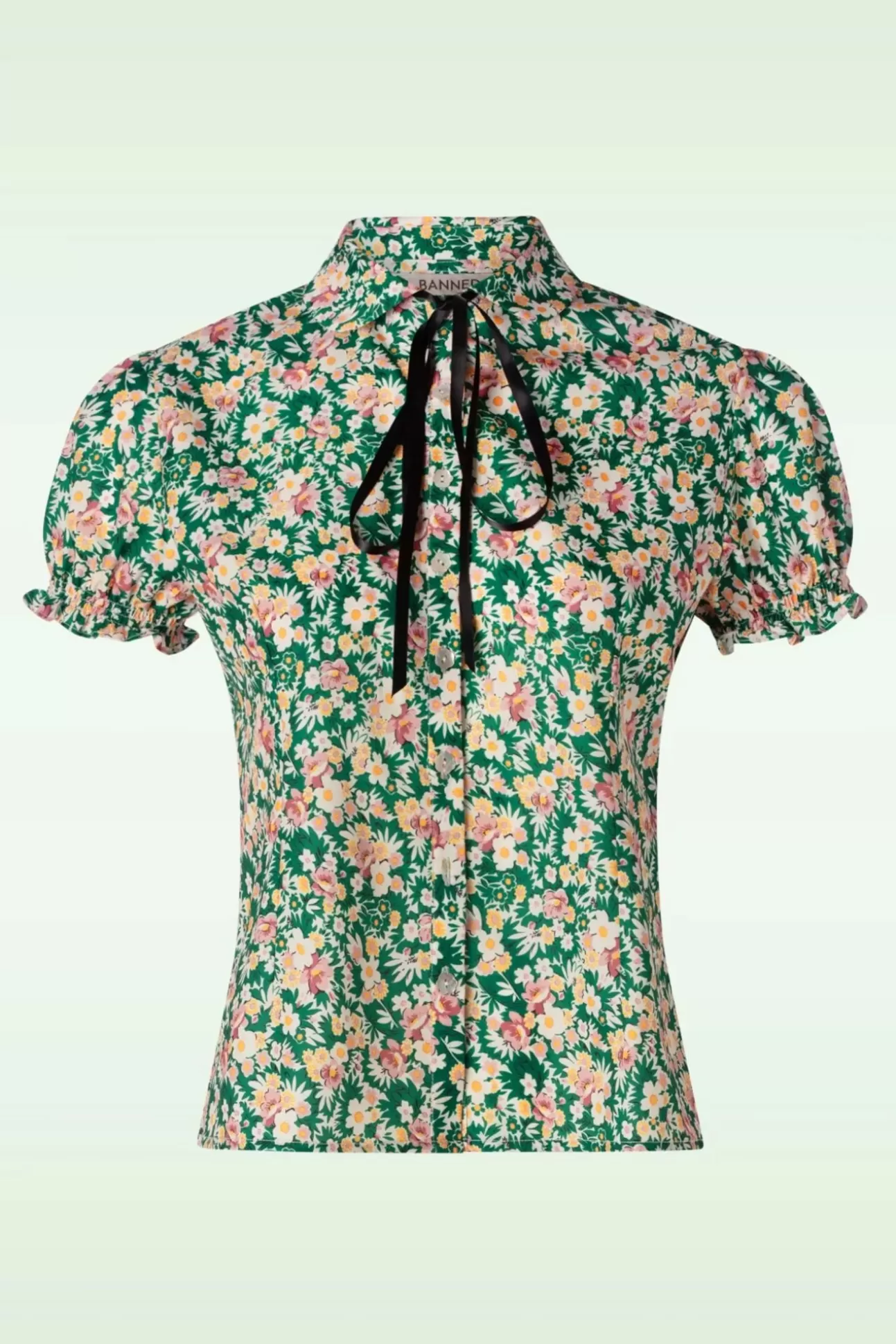 Blouses | Banned Retro Garden Blouse In Groen