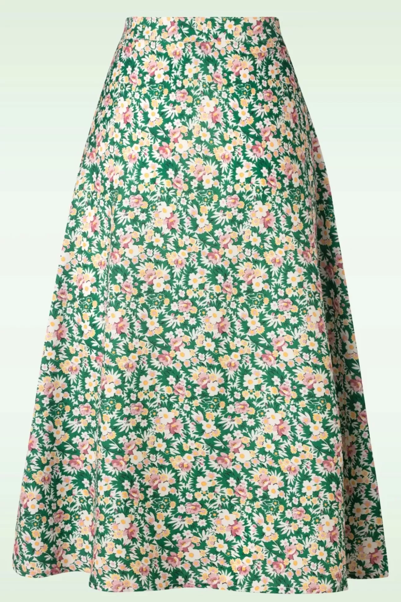 Rokken | Banned Retro Garden Rok In Groen