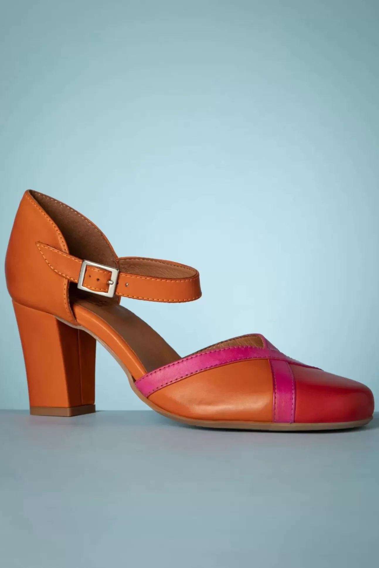 Pumps | Miz Mooz Hedwig Mary Jane Pumps In Scarlet En Oranje