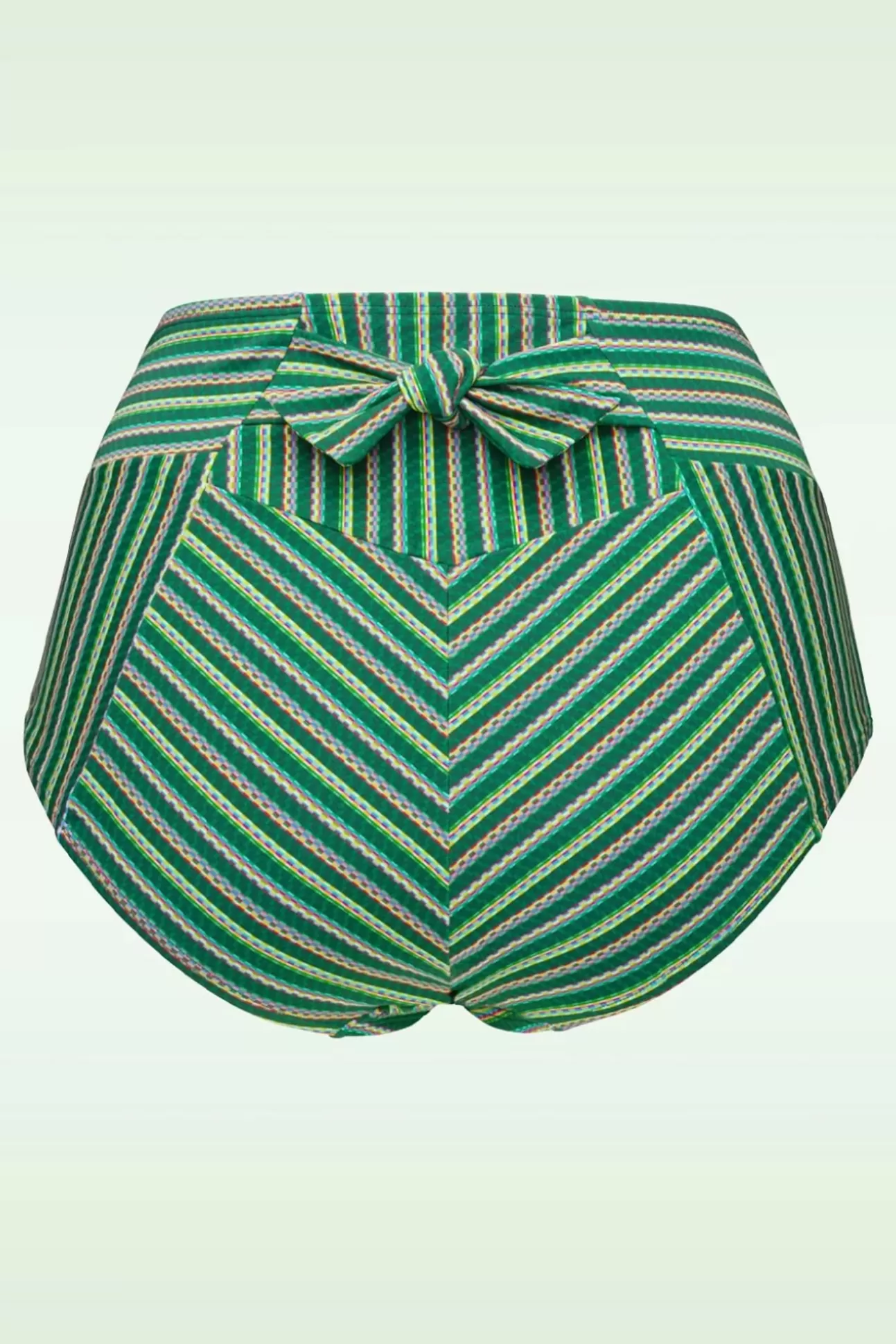 Bikini'S | Marlies Dekkers Holi Vintage High Waist Bikini Broekje In Botanisch Groen