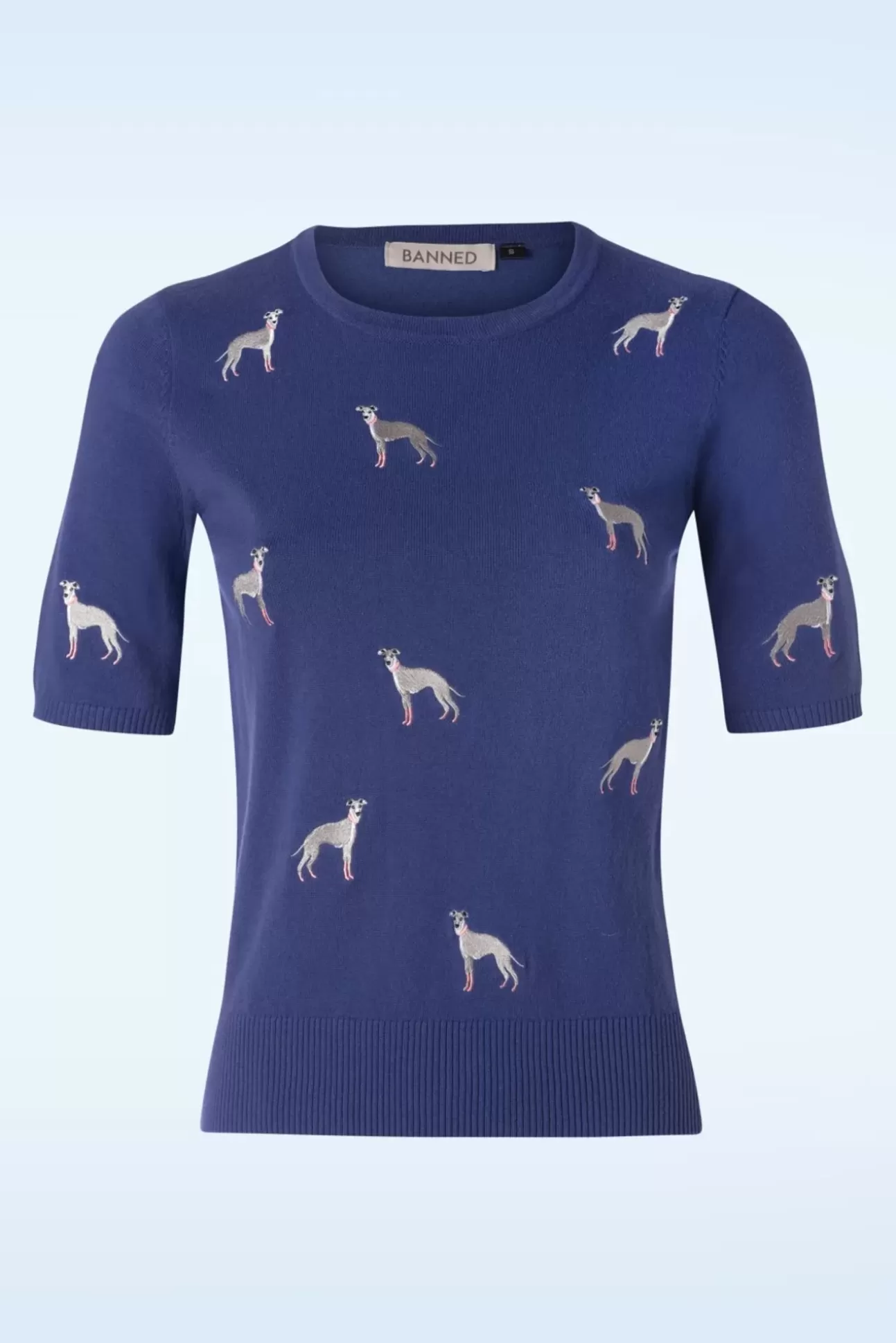 Truitjes | Banned Retro It'S A Whippets World Jumper In Blauw