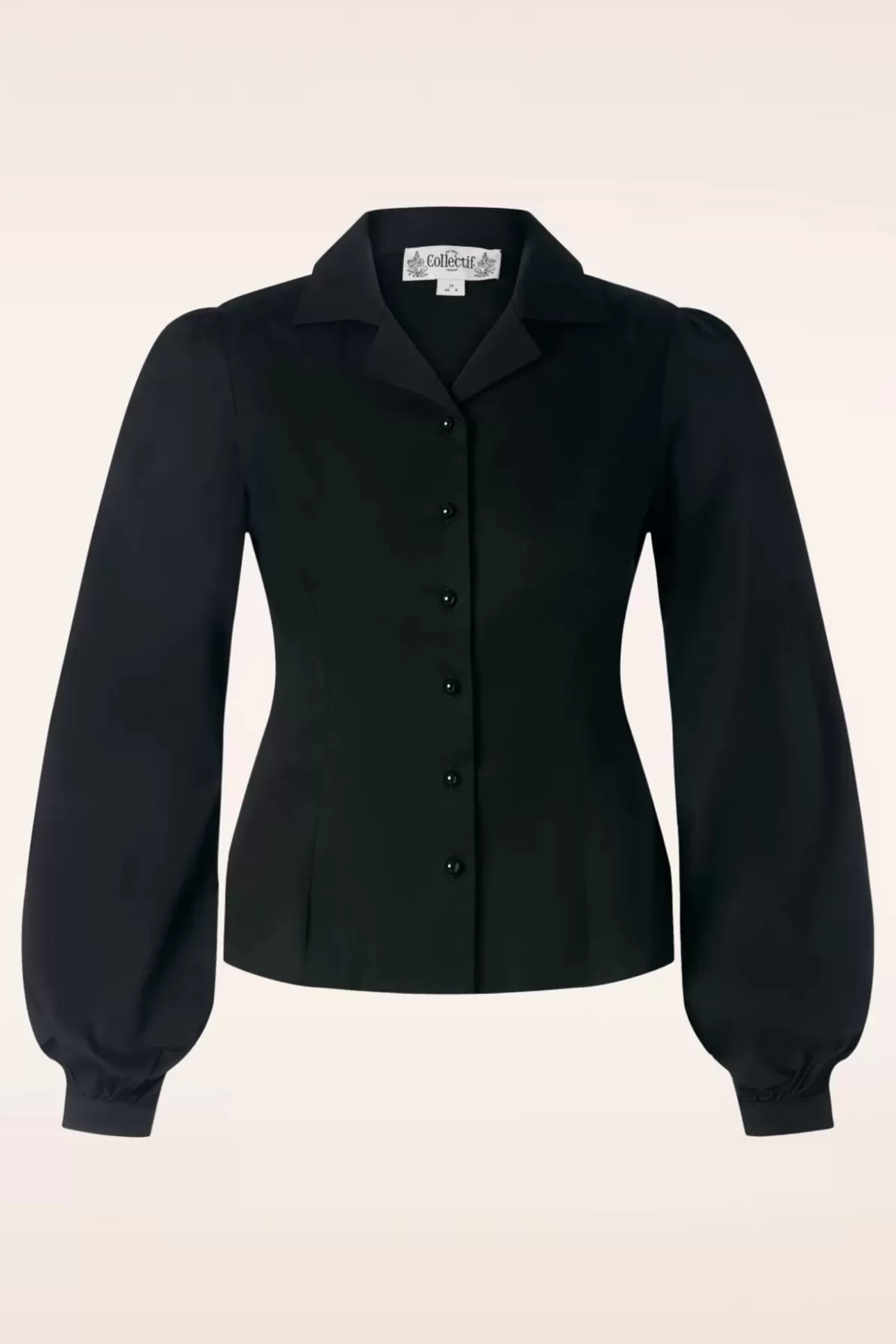 Blouses | Collectif Clothing Jerry Blouse In Zwart