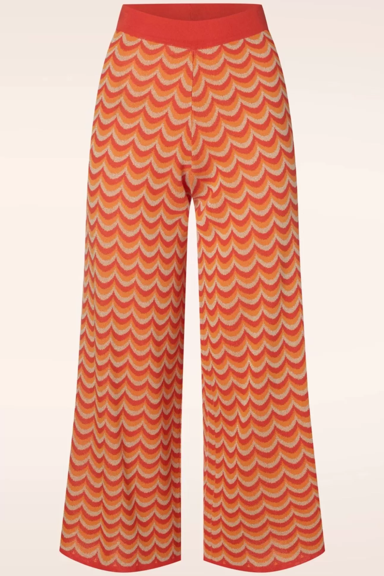 Broeken | WNT Collection Jessie Waves Broek In Oranje