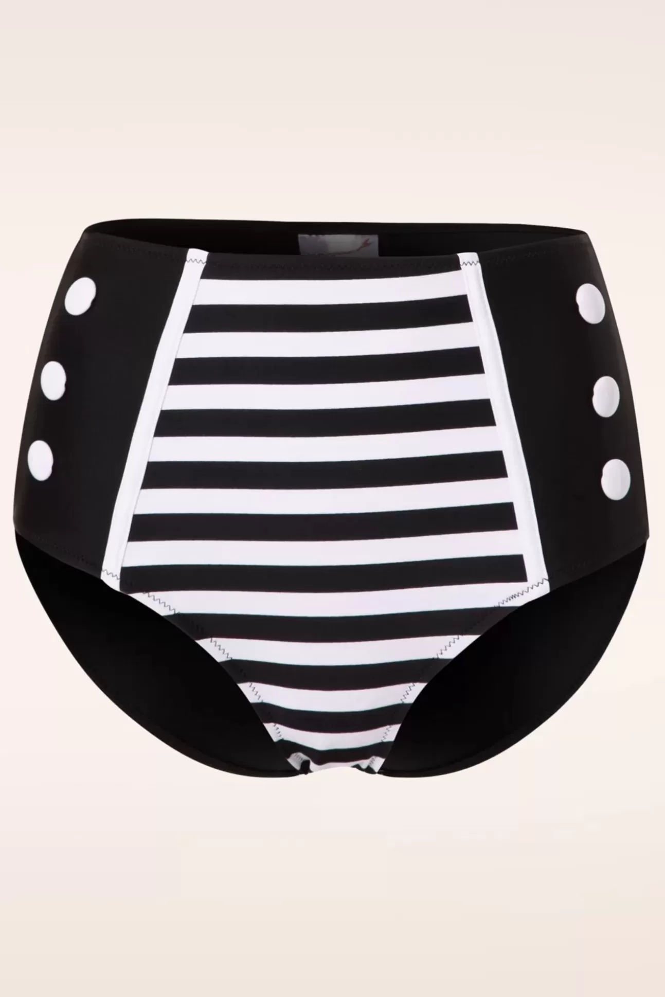 Bikini'S | Belsira Joelle Stripes Bikinibroekje In Zwart En Wit