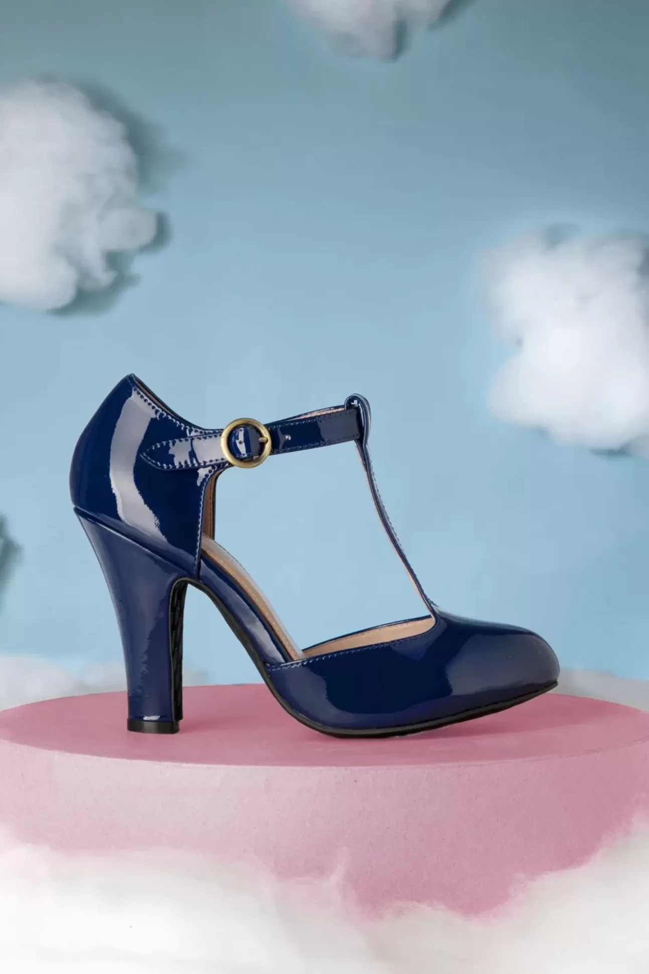 Pumps | Lola Ramona u2665 Topvintage June Love Letter Lak Pumps In Navy