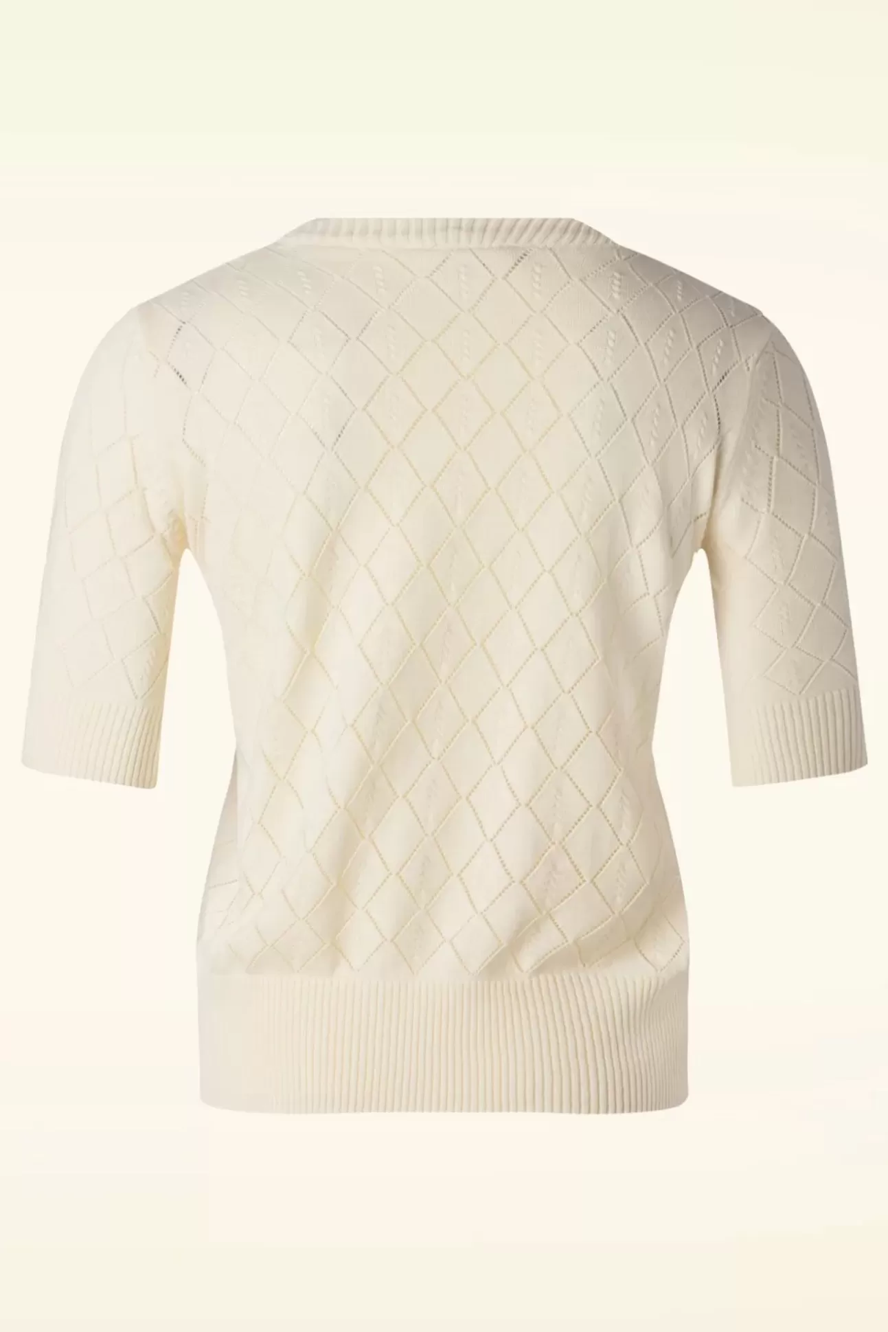 Truitjes | Circus Knitted Top In Gebroken Wit