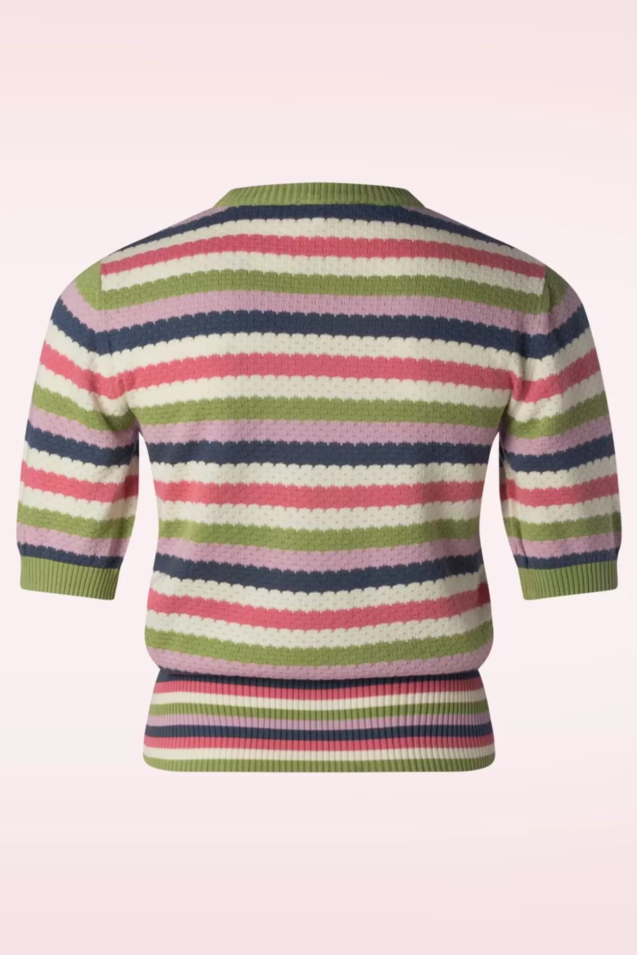 Truitjes | Circus Knitted Waffle Top In Multi